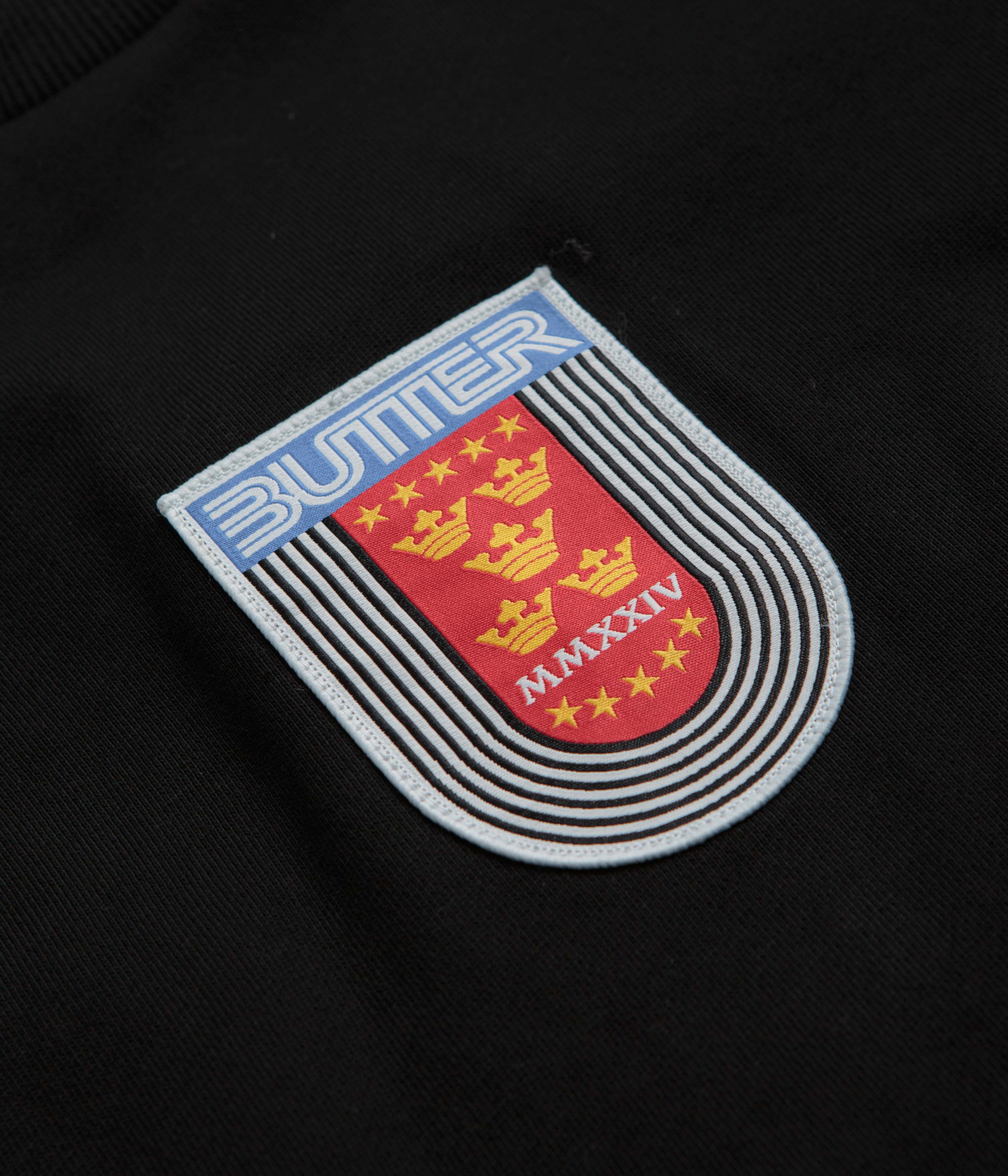 Butter Goods Crown Crewneck Sweatshirt - Black - Image 3