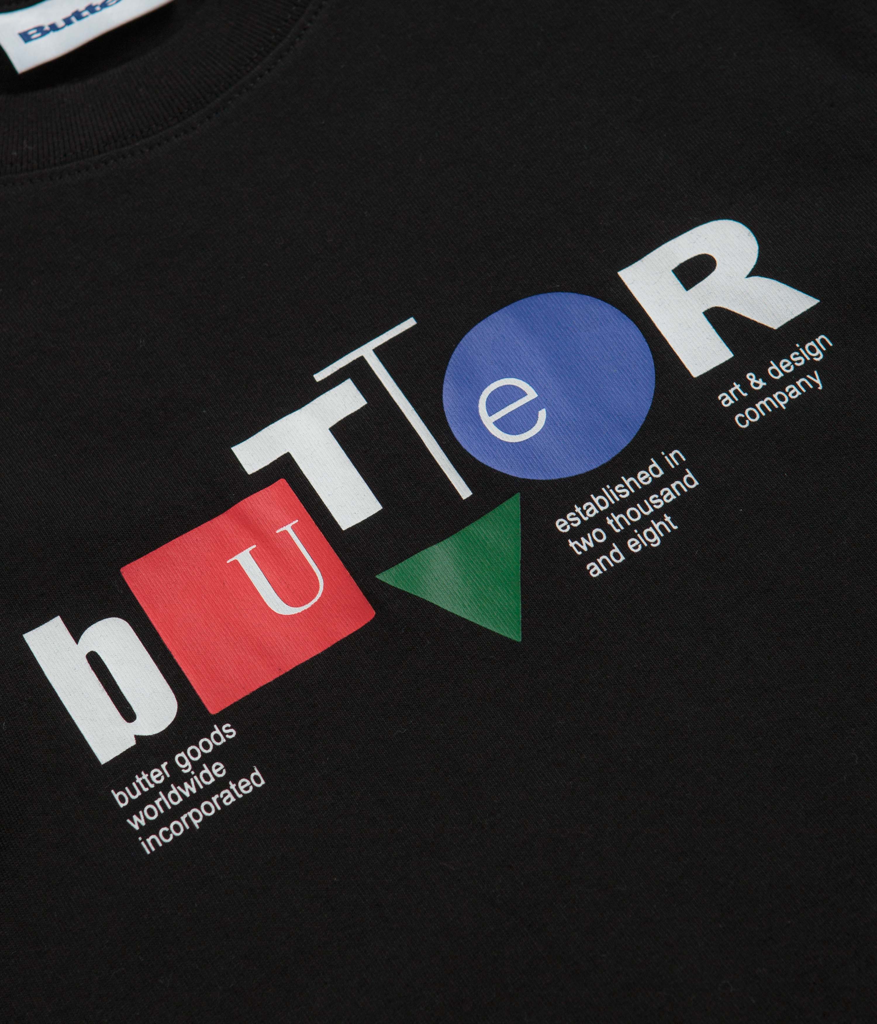 Butter Goods Design Co T-Shirt - Black - Image 3