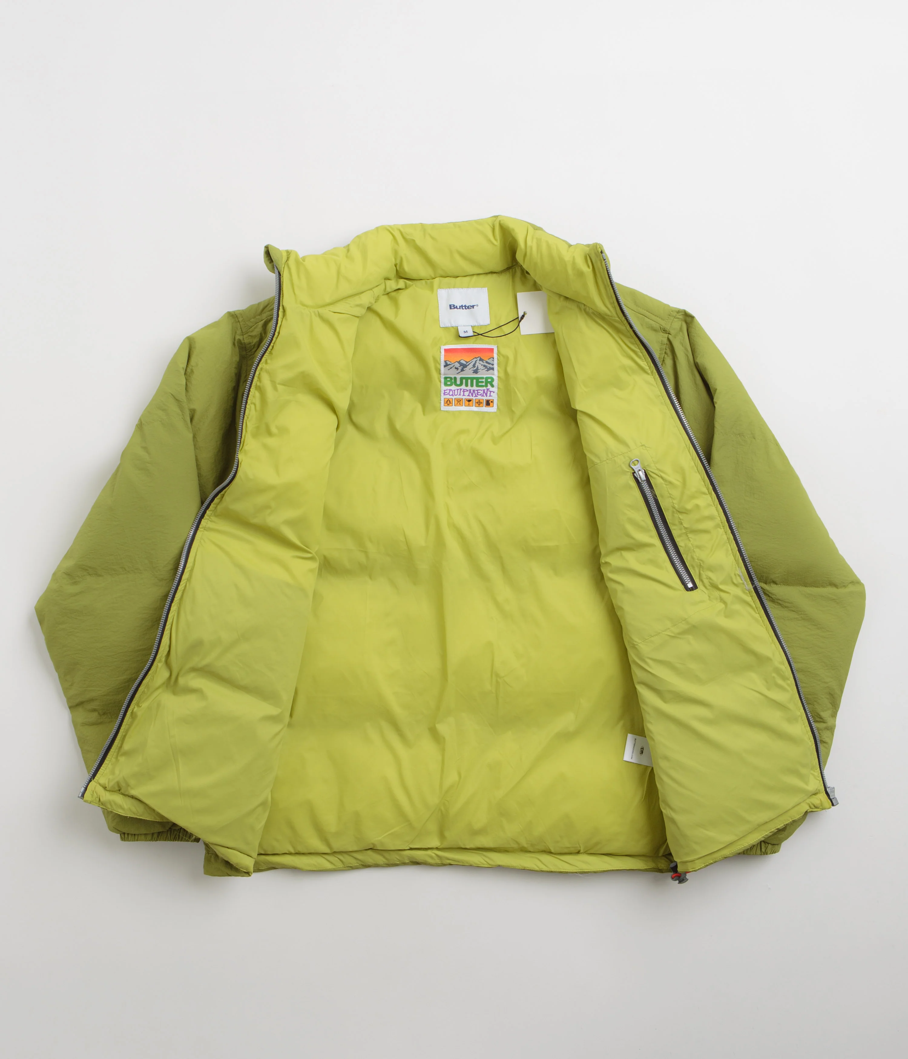 Butter Goods Endure Puffer Jacket - Matcha - Image 2