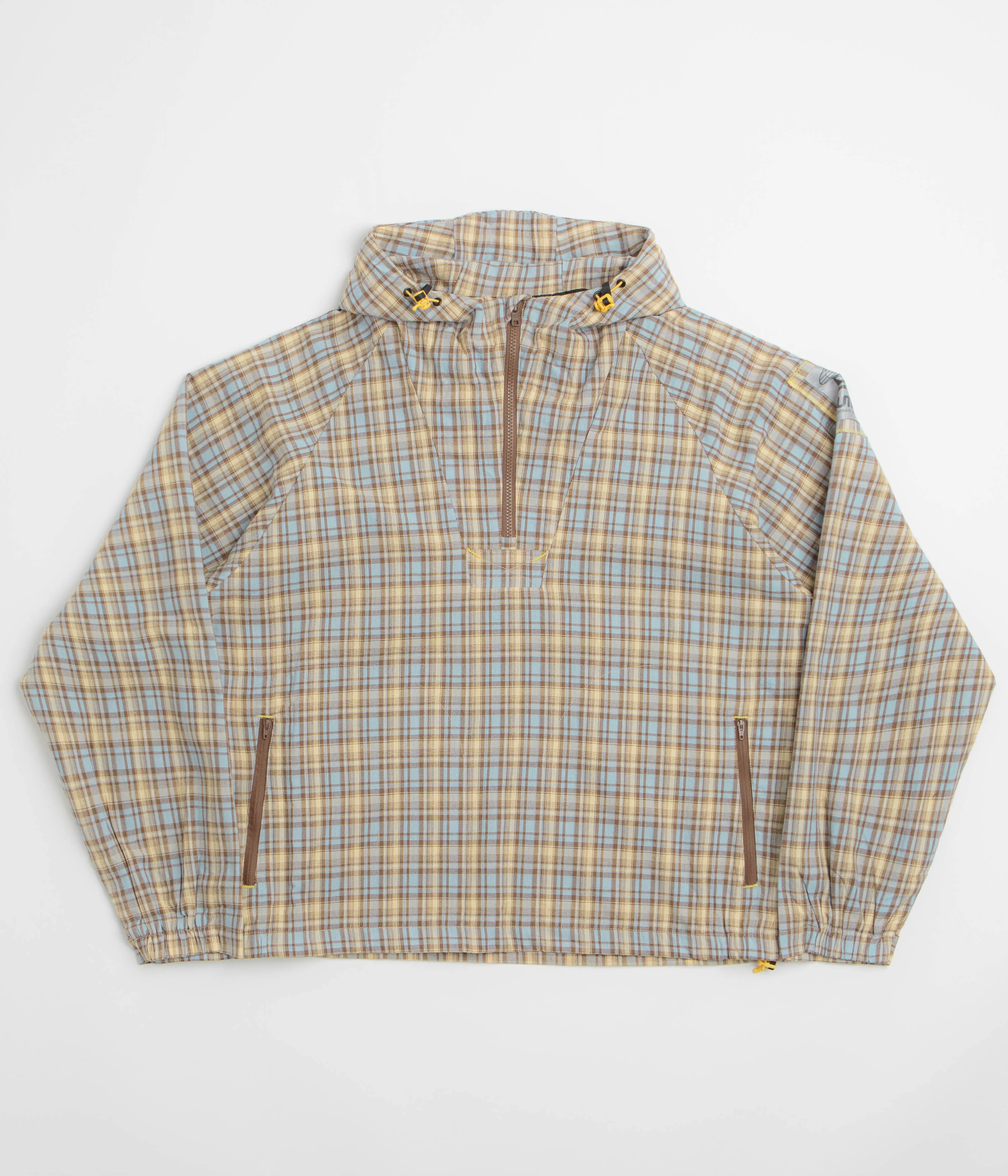 Butter Goods Equipment Anorak Jacket - Sky / Tan