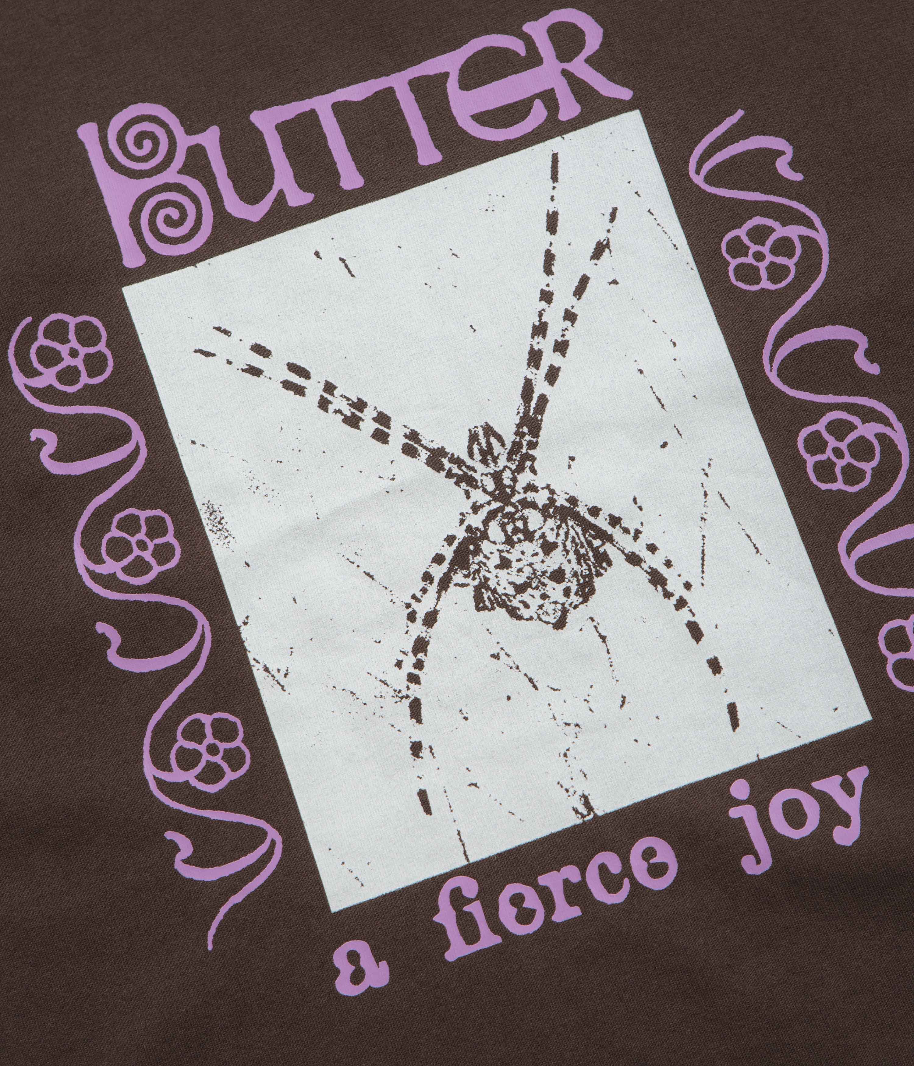 Butter Goods Fierce Joy T-Shirt - Chocolate - Image 3