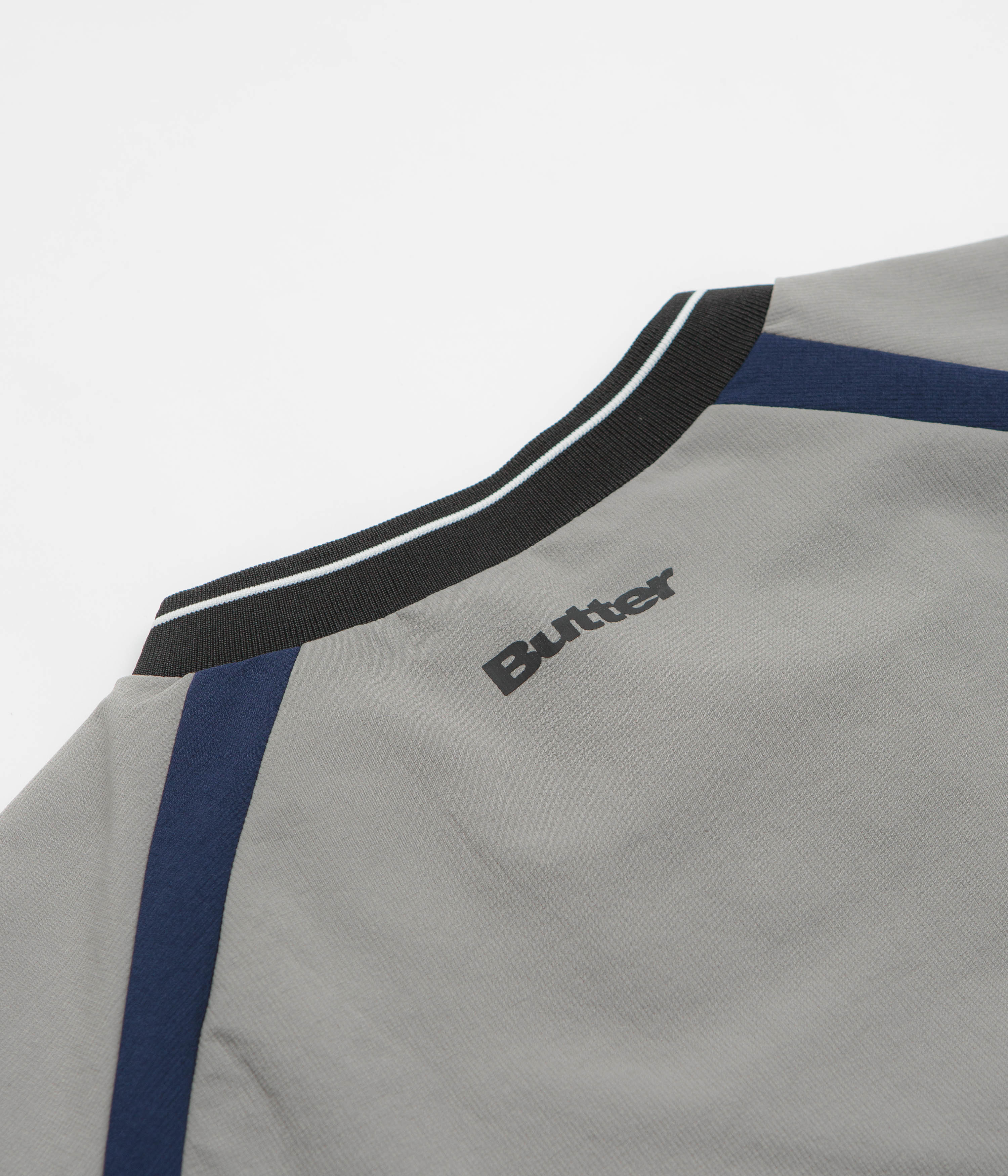 Butter Goods Finta Warmup Pullover Jacket - Grey - Image 5
