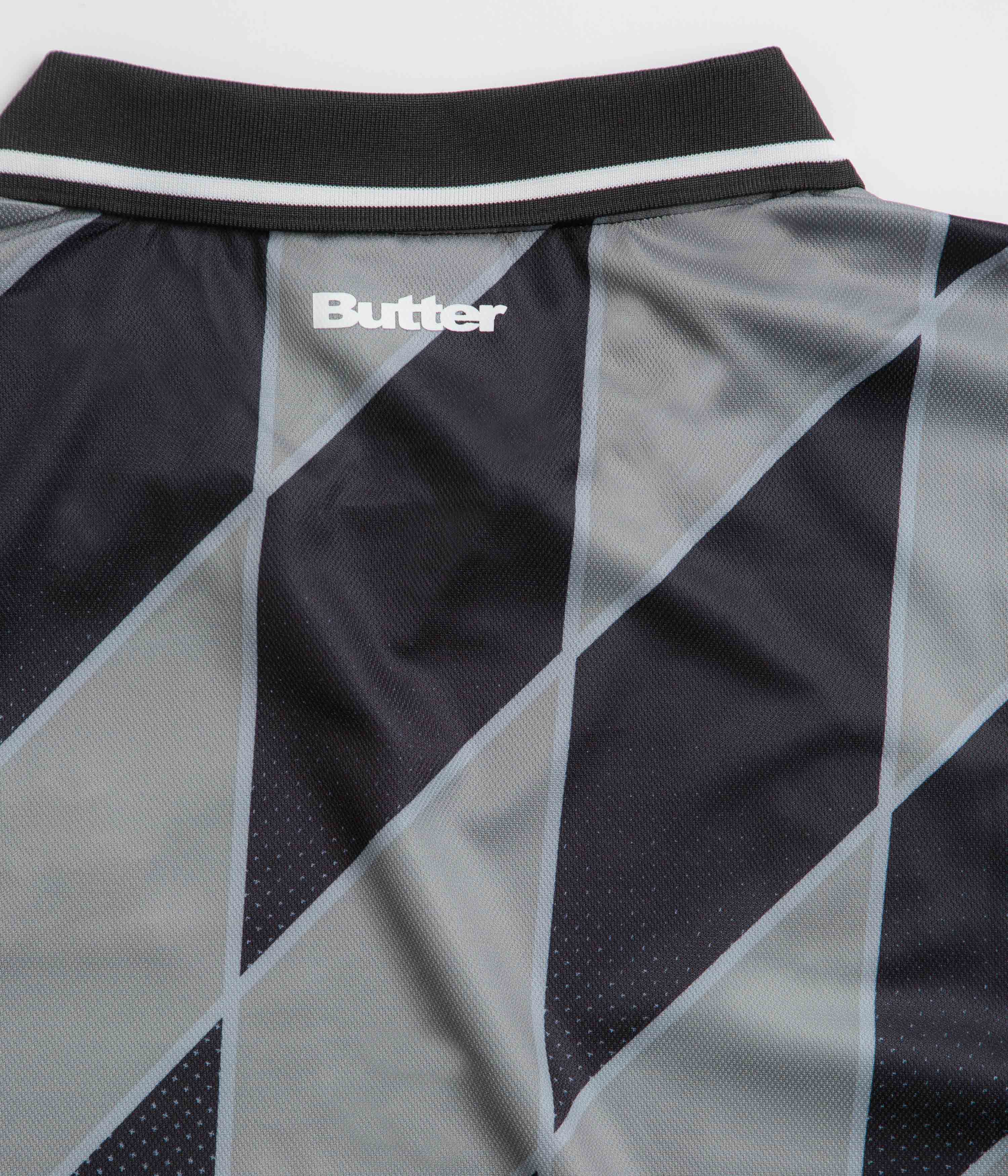 Butter Goods Football Jersey - Grey / Black - Image 4