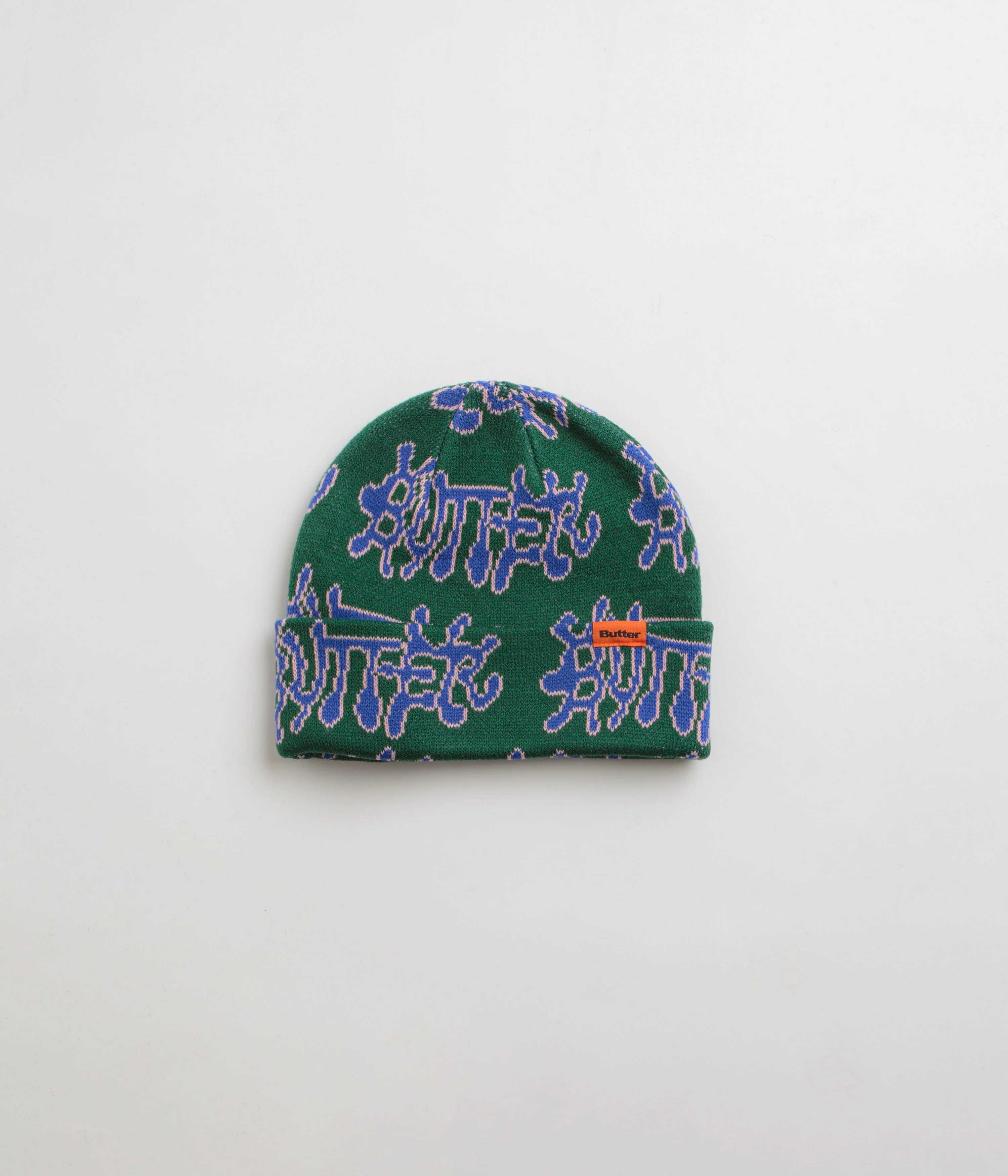 Butter Goods Ink Cuff Beanie - Dark Green