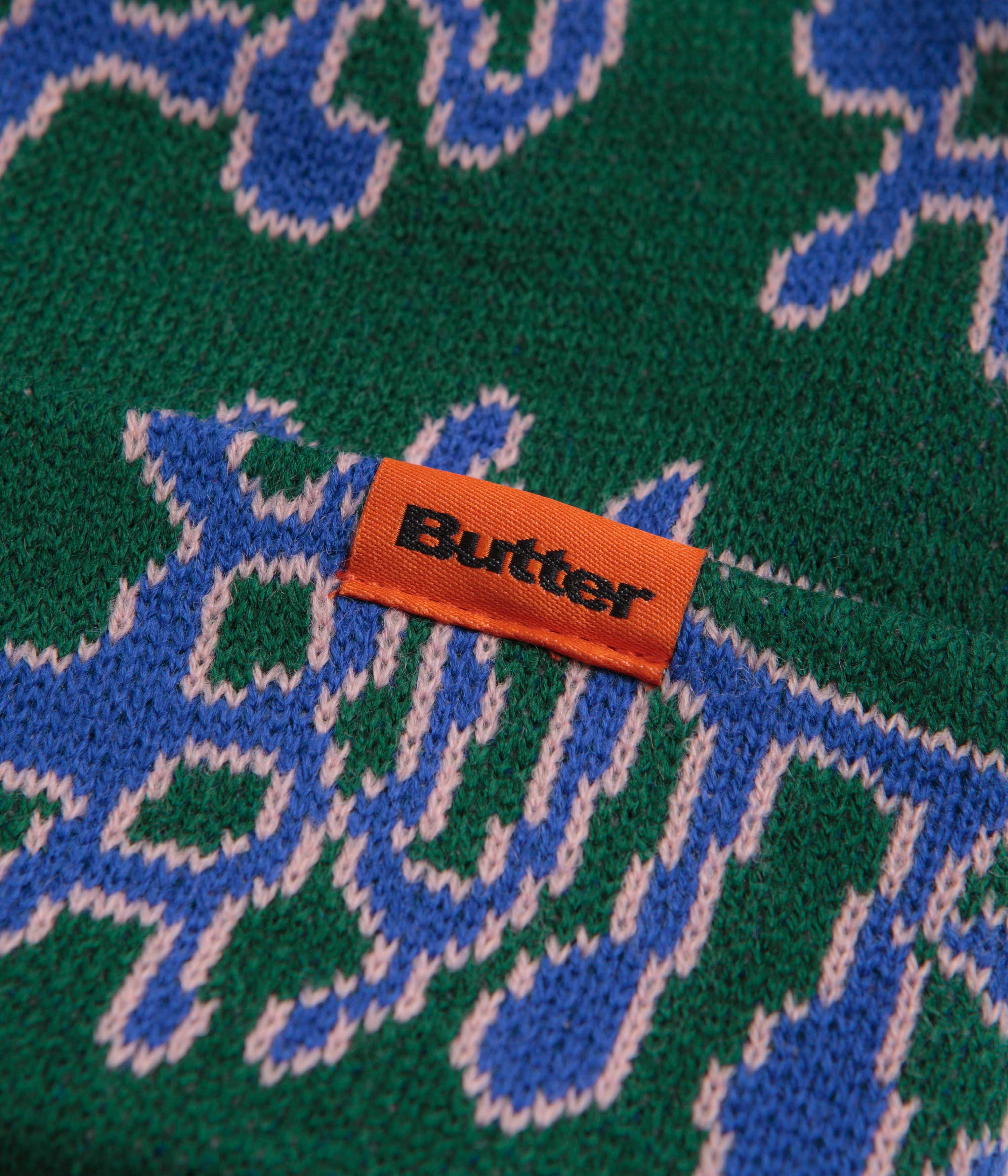 Butter Goods Ink Cuff Beanie - Dark Green - Image 2