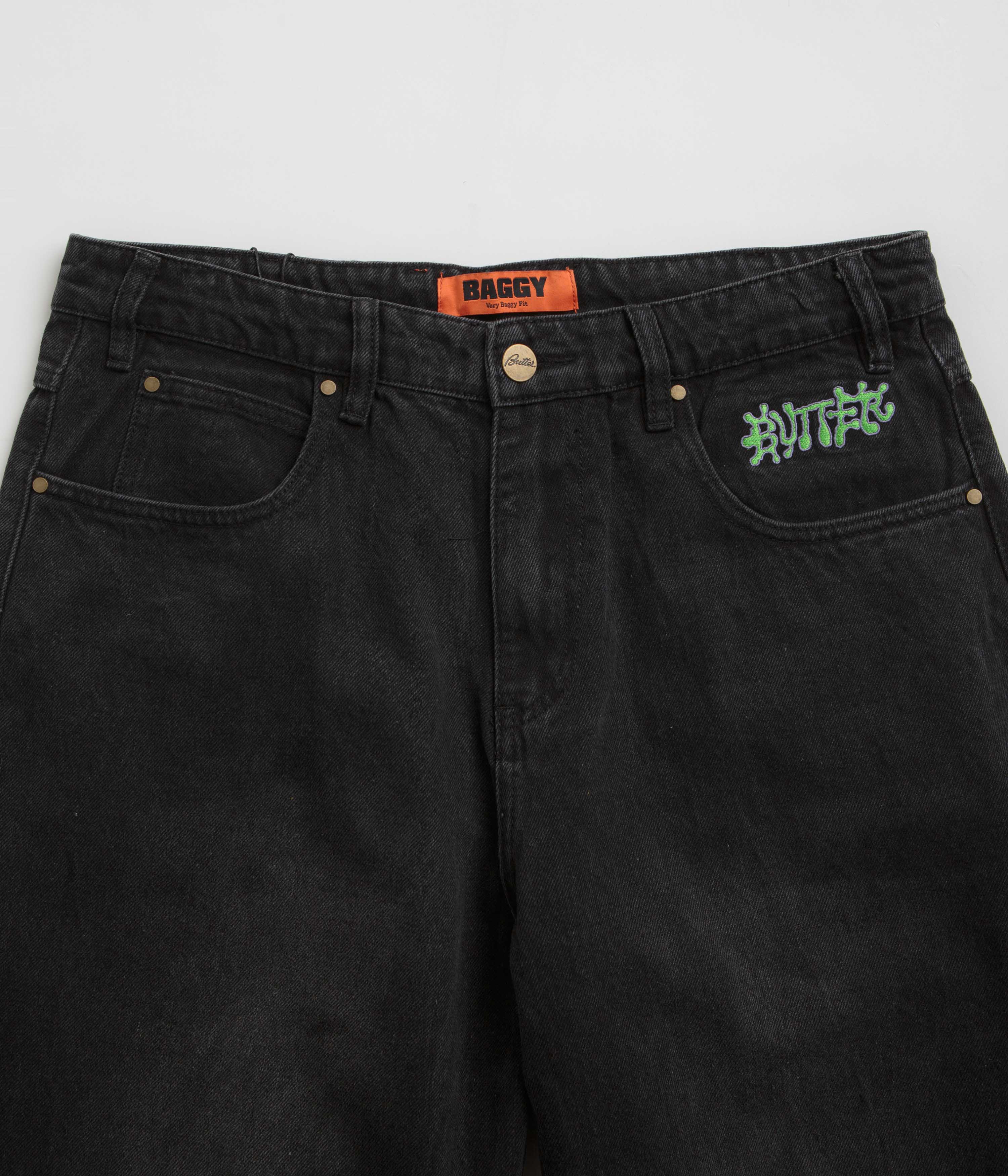 Butter Goods Ink Jeans - Worn Black - Image 4
