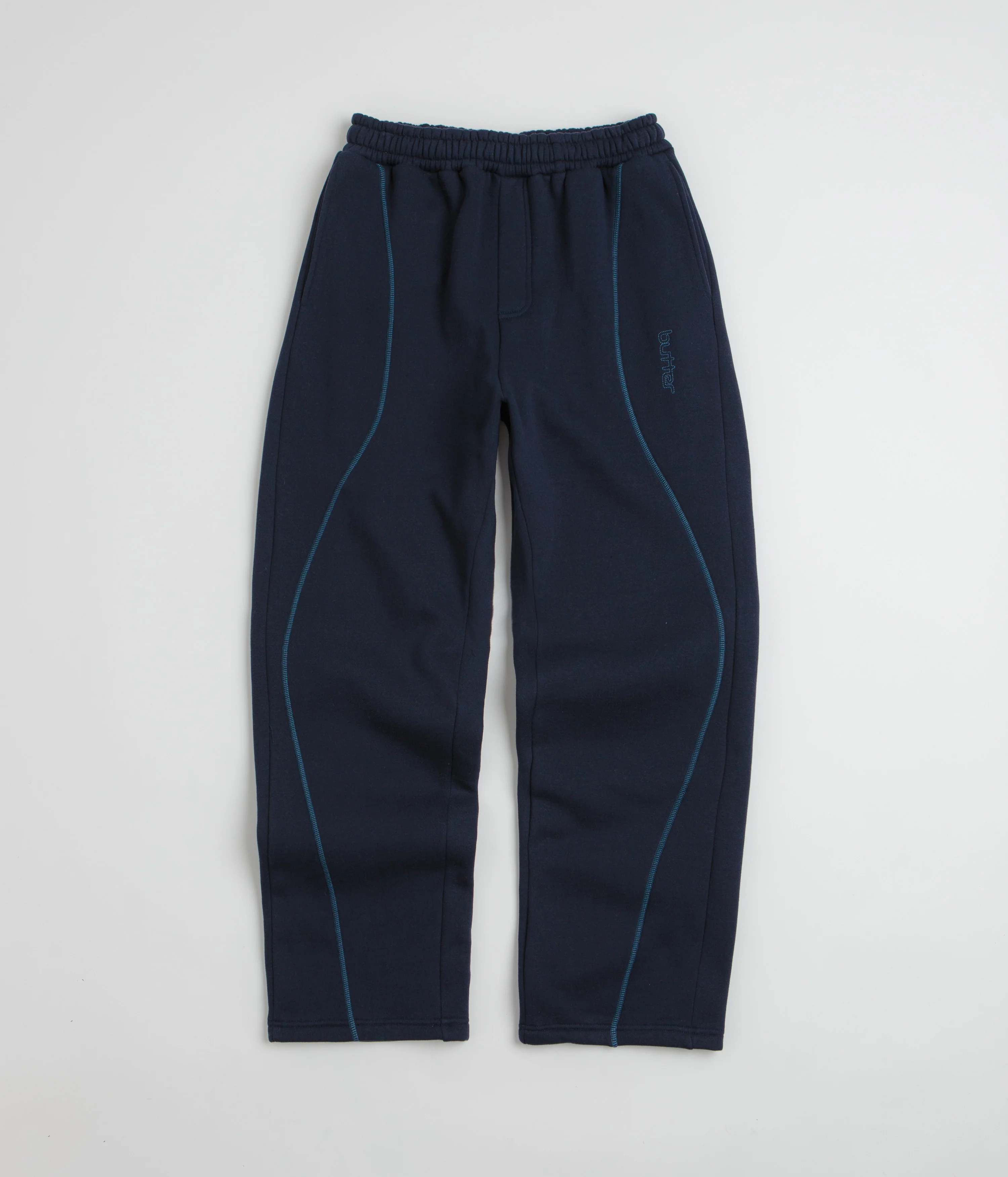 Butter Goods Lines Tracksuit Pants - Navy