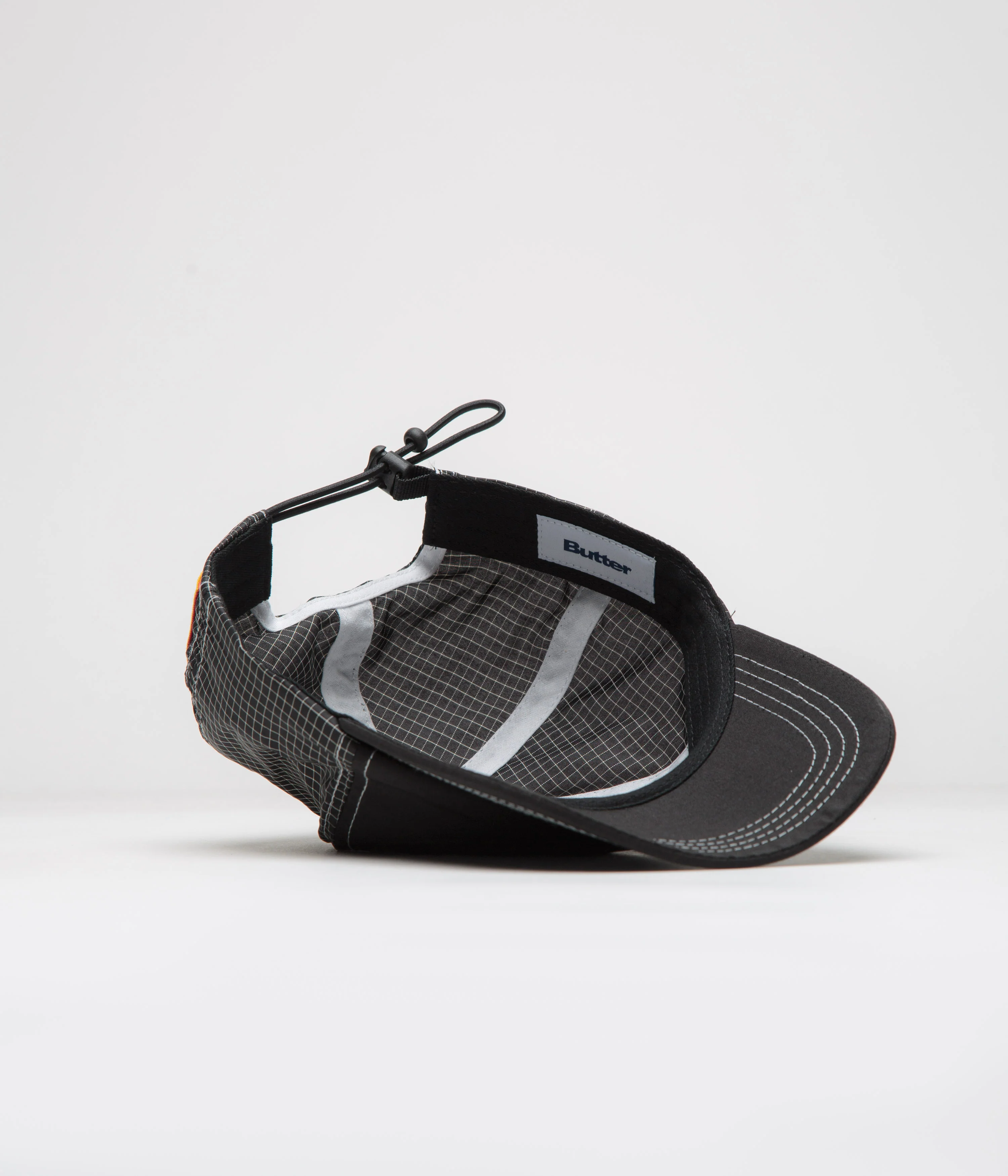 Butter Goods Nylon Ripstop Cap - Black - Image 4
