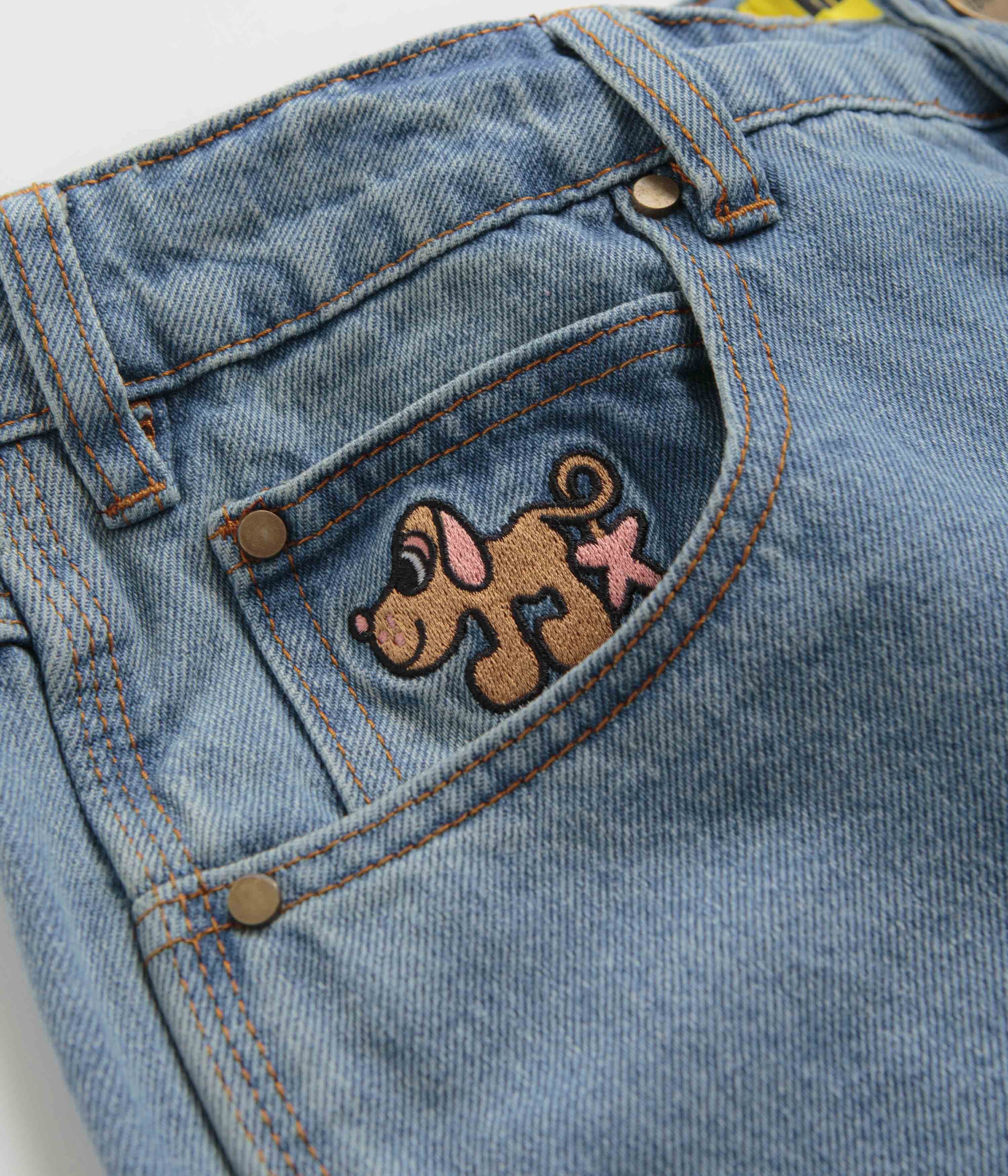 Butter Goods Pooch Relaxed Jeans - Washed Indigo - Image 4
