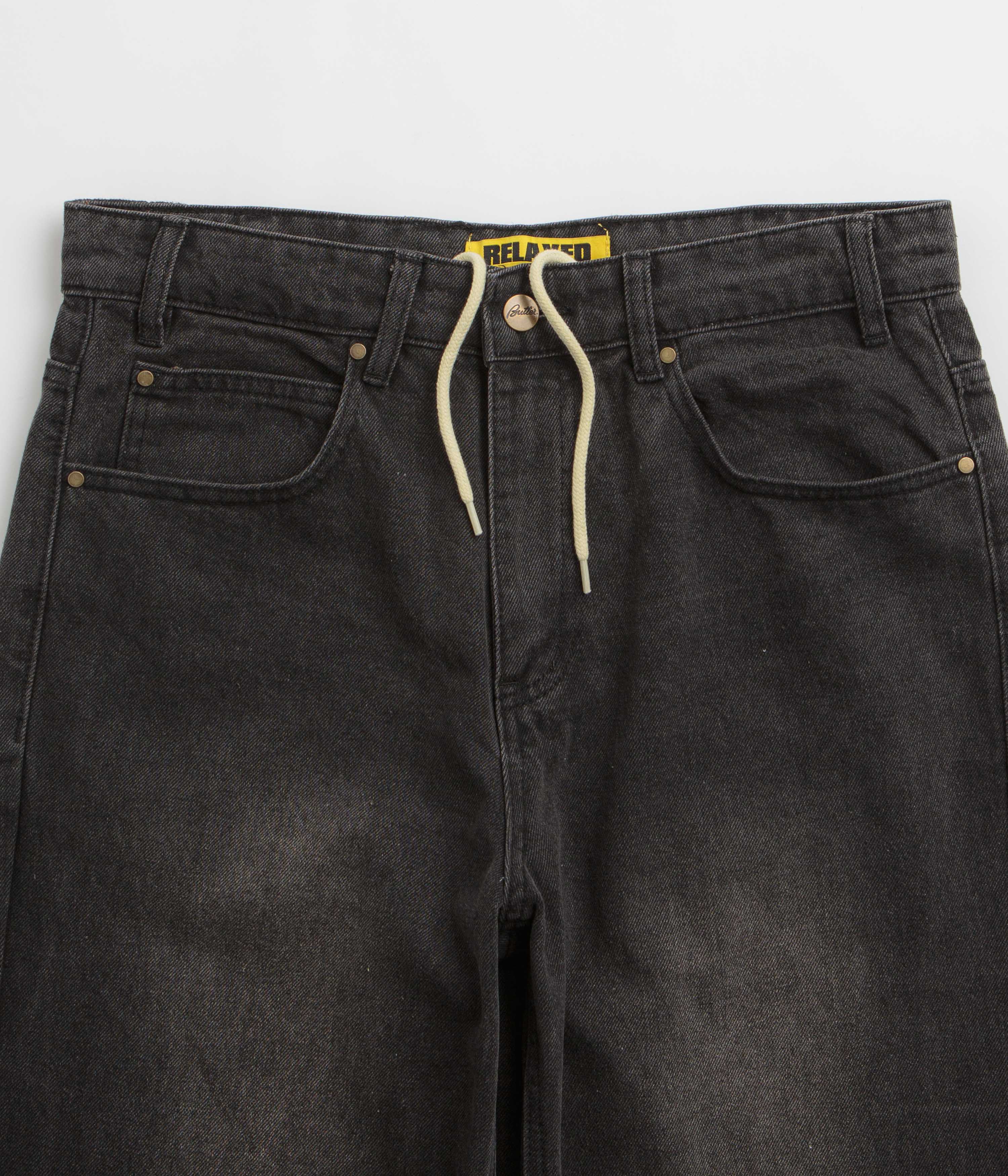 Butter Goods Racer Jeans - Faded Black - Image 4