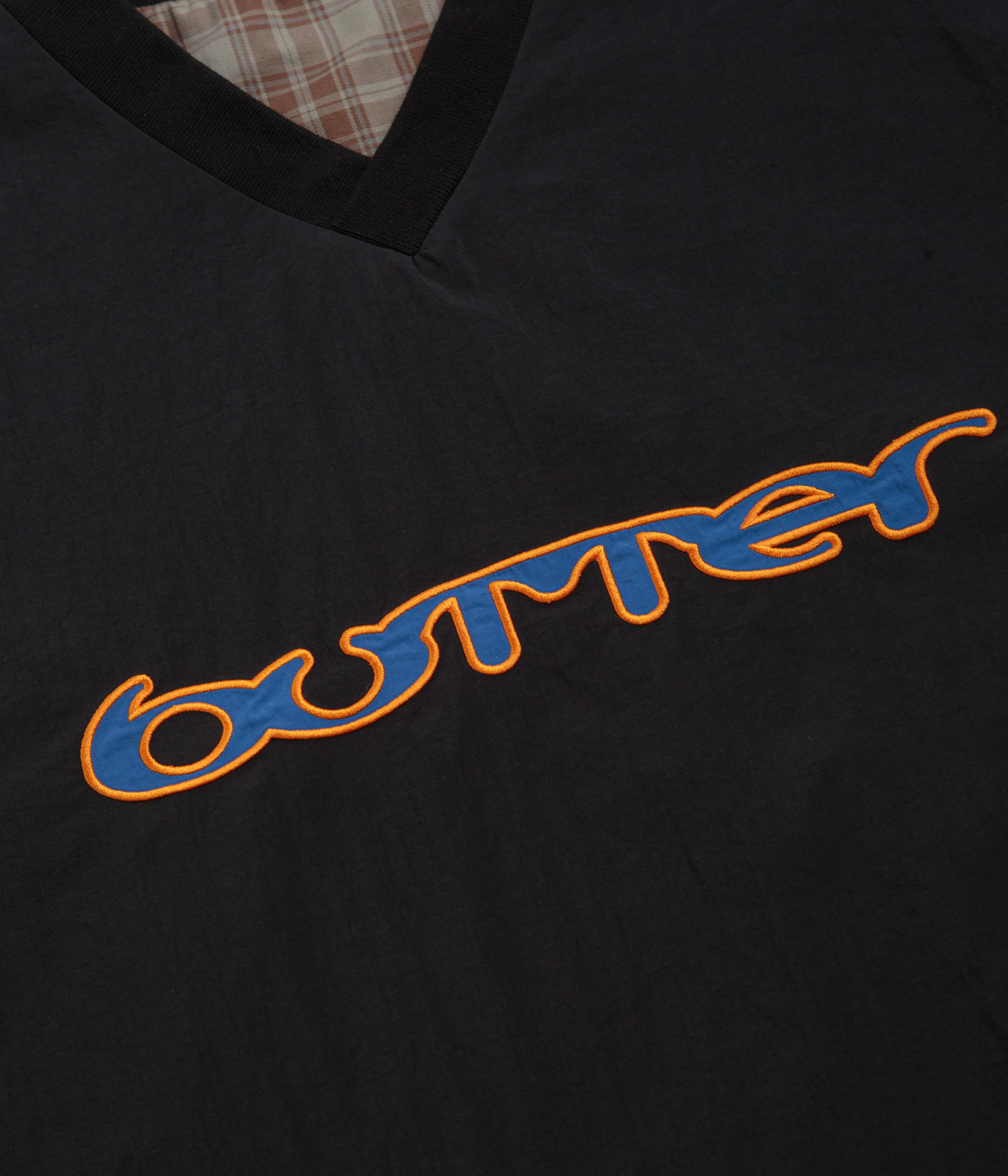 Butter Goods Reversible Dugout Pullover Jacket - Black / Stone - Image 4