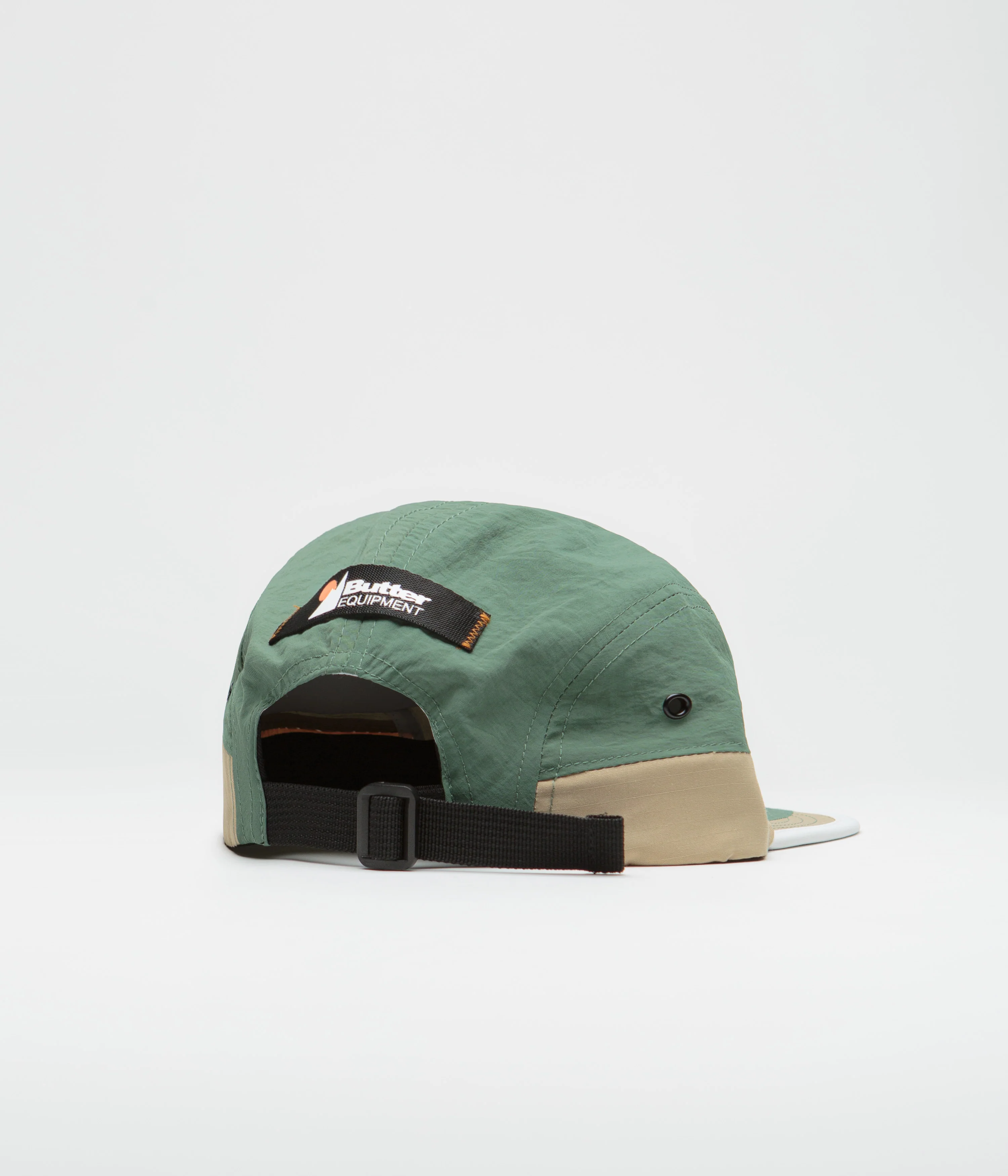 Butter Goods Ripstop Trail 5 Panel Cap - Sand / Forest - Image 3