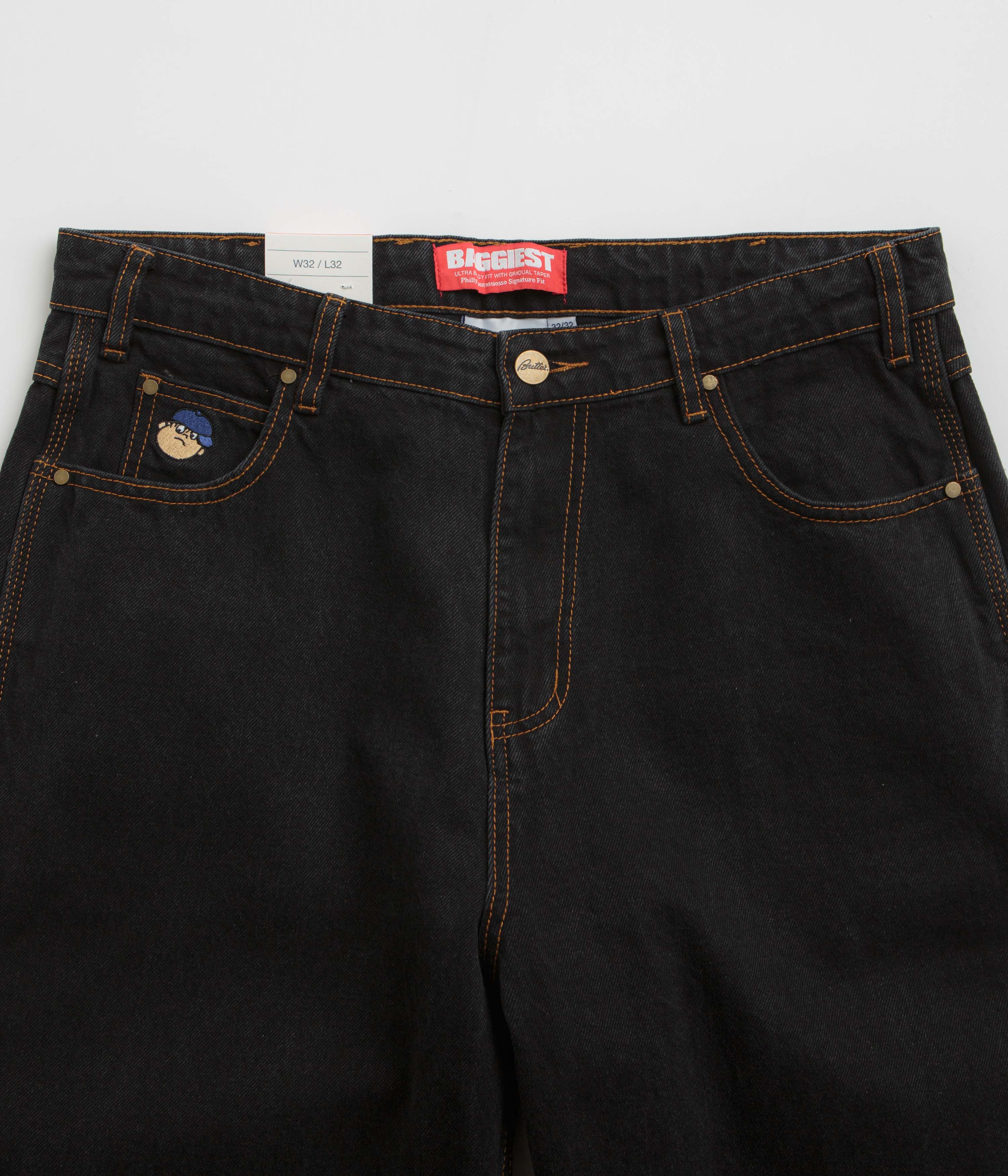 Butter Goods Santosuosso Denim Pants - Washed Black - Image 4