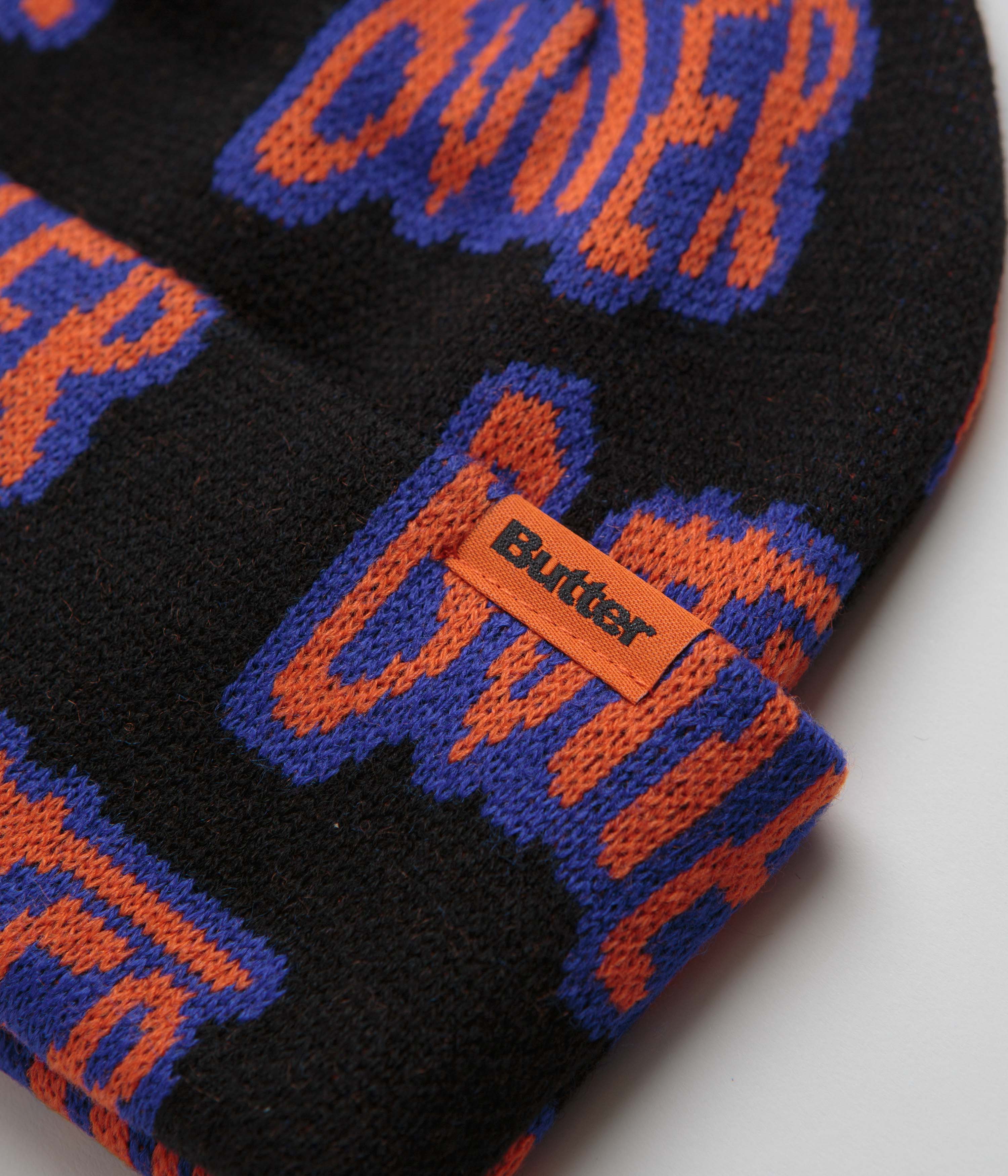 Butter Goods Sketch Cuff Beanie - Black - Image 2
