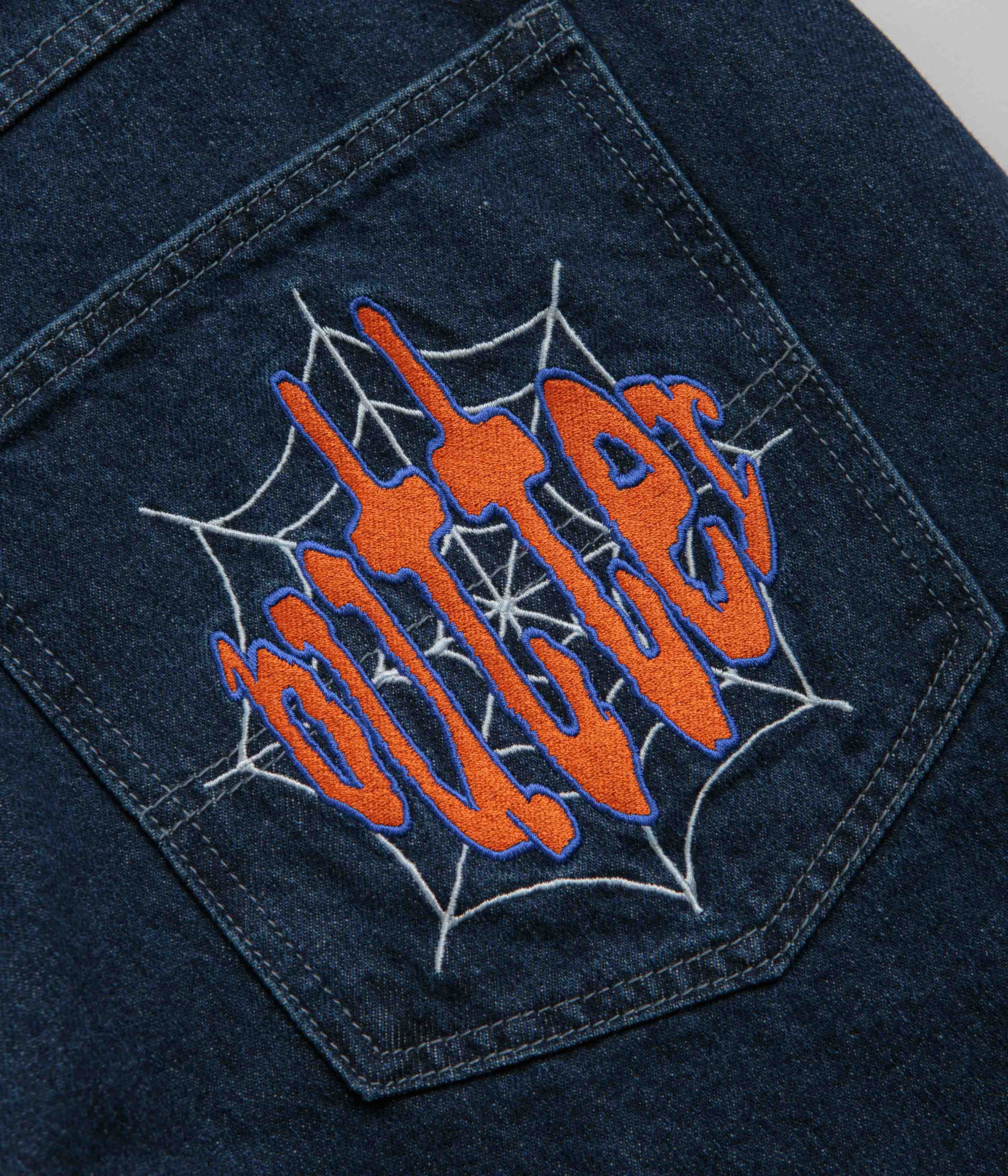 Butter Goods Spider Jeans - Dark Indigo - Image 7