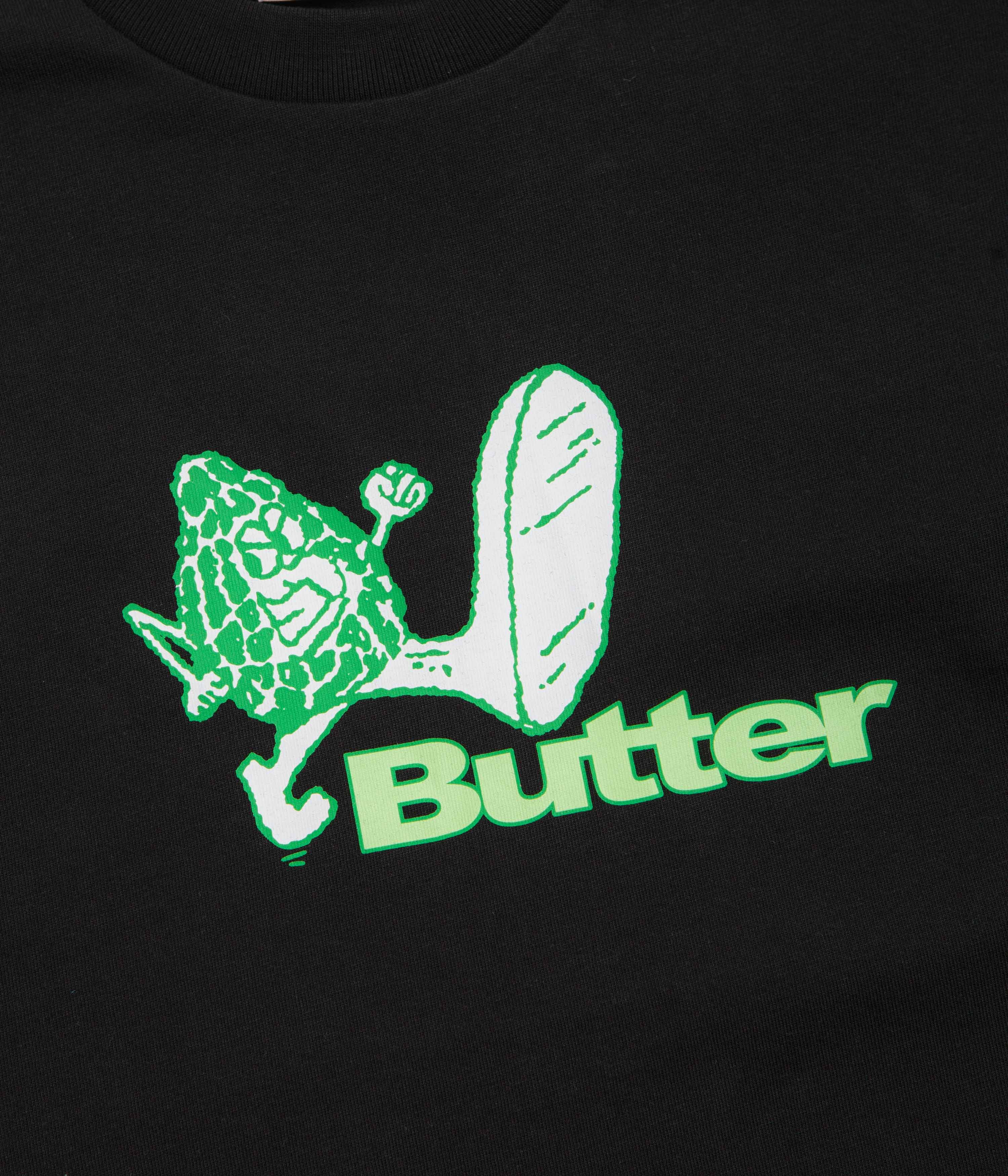 Butter Goods Steppin' Logo T-Shirt - Black - Image 2