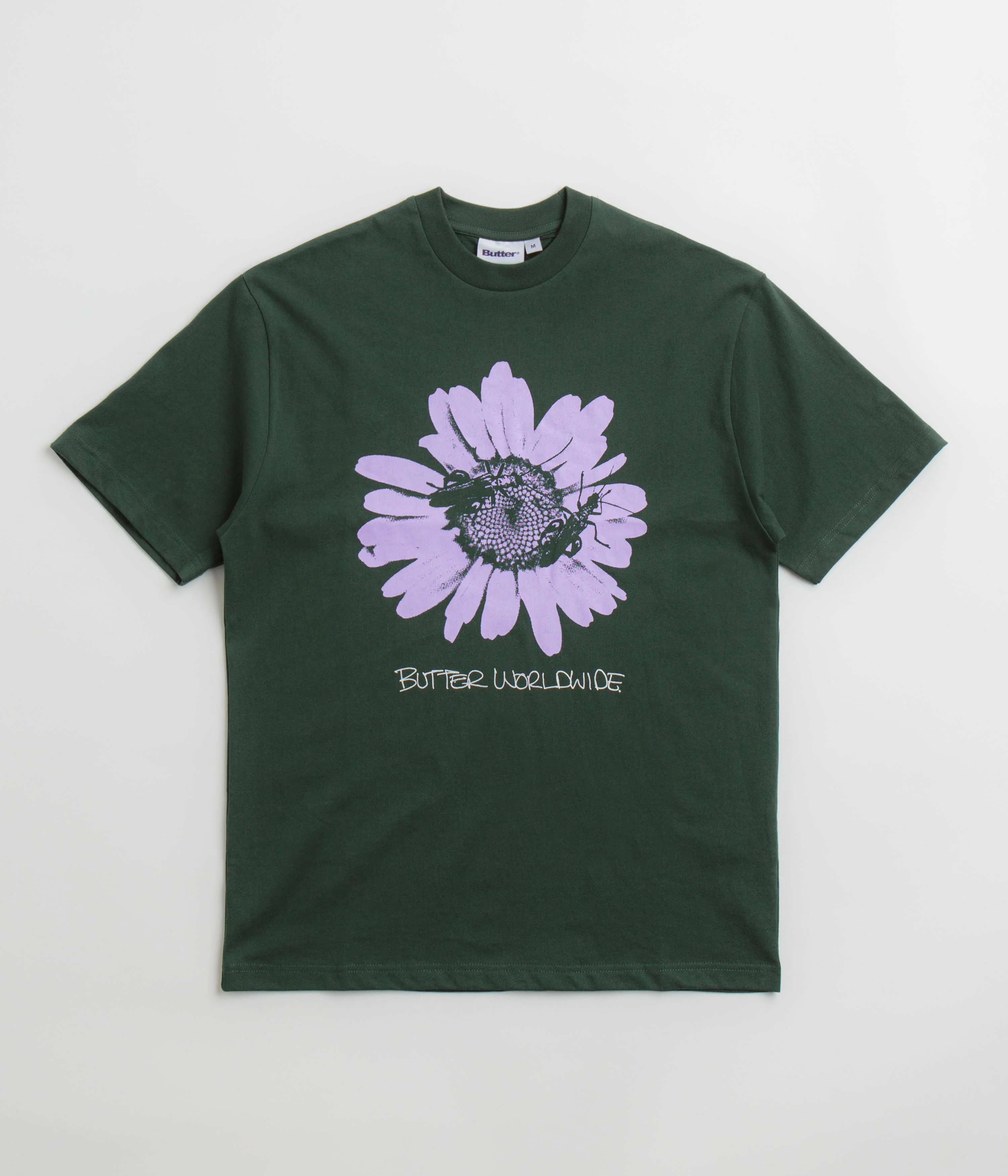 Butter Goods Sunflower T-Shirt - Dark Forest