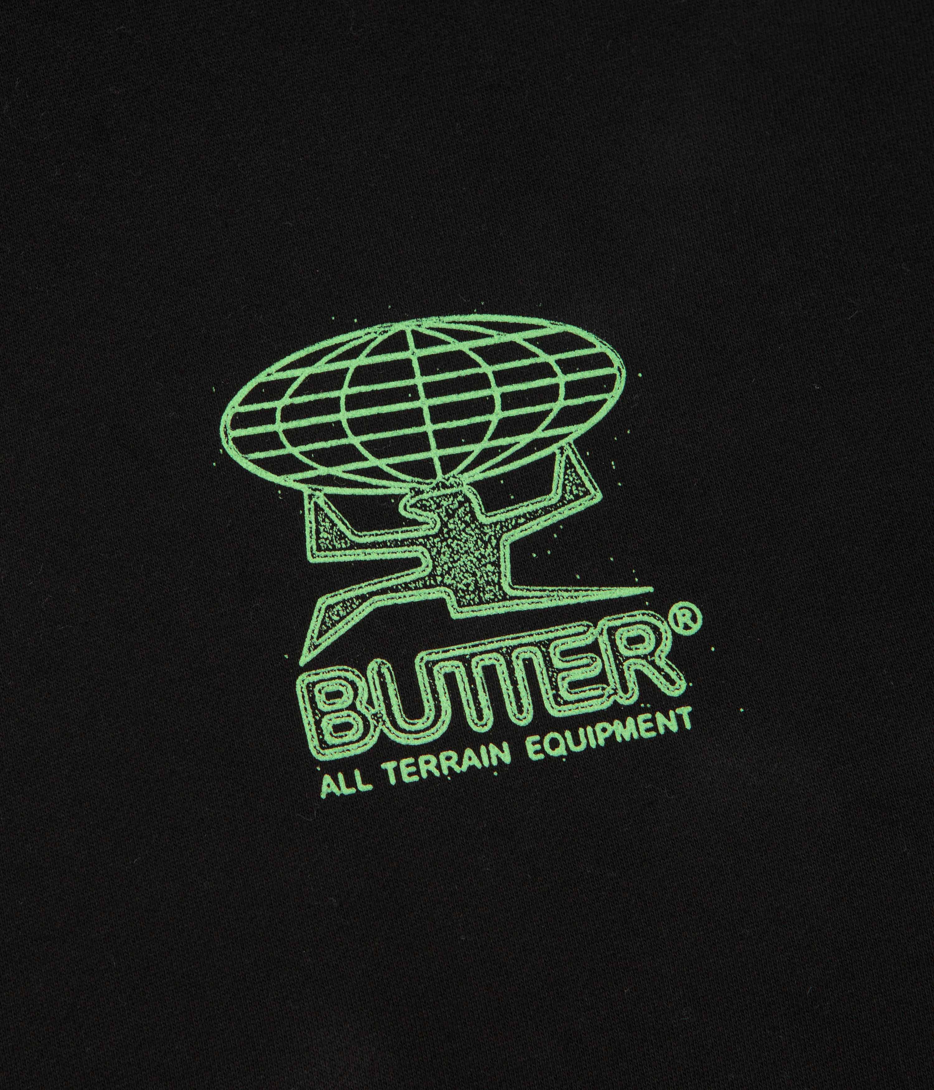 Butter Goods Terrain Hoodie - Black / Green - Image 3