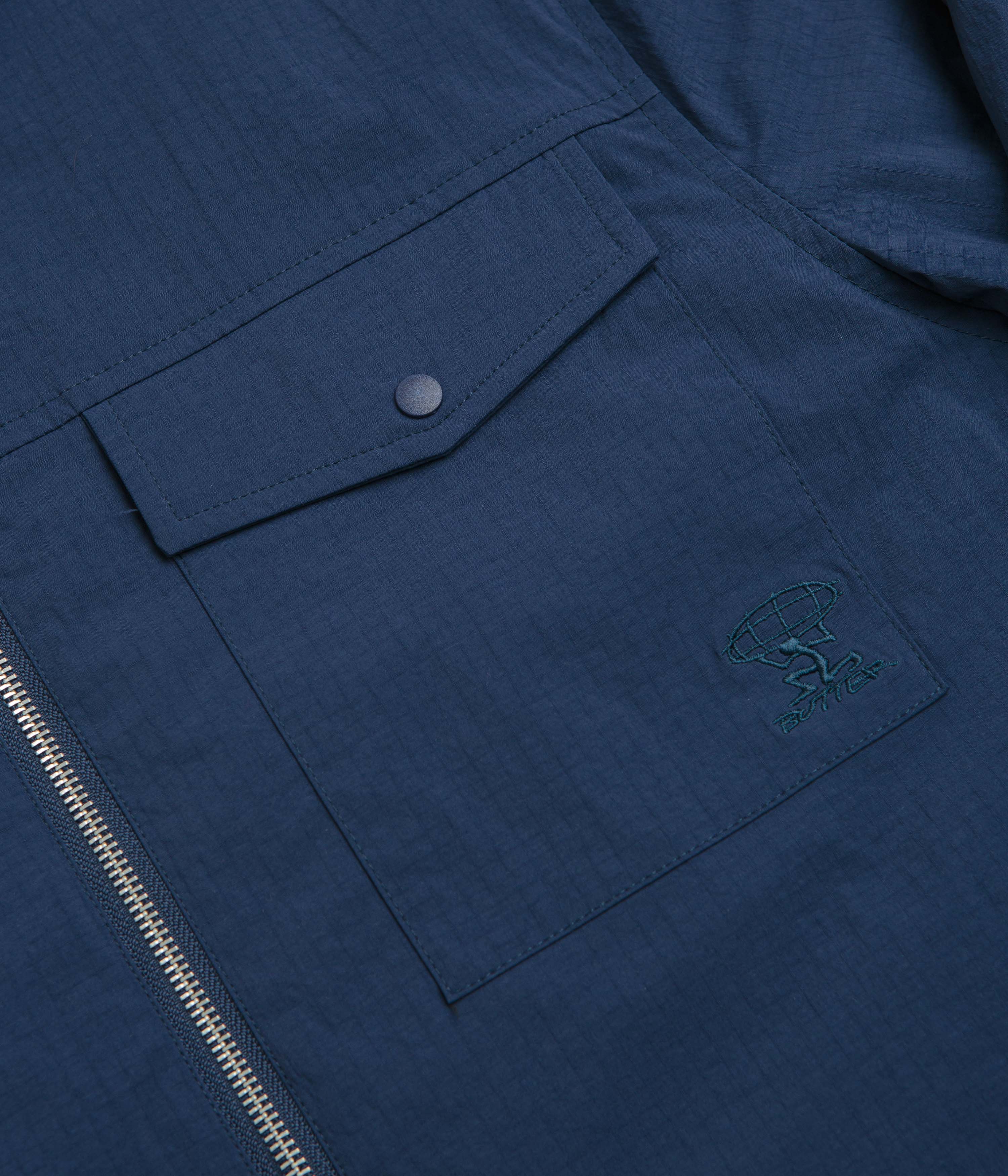 Butter Goods Terrain Insulated Shirt Jacket - Navy - Image 5