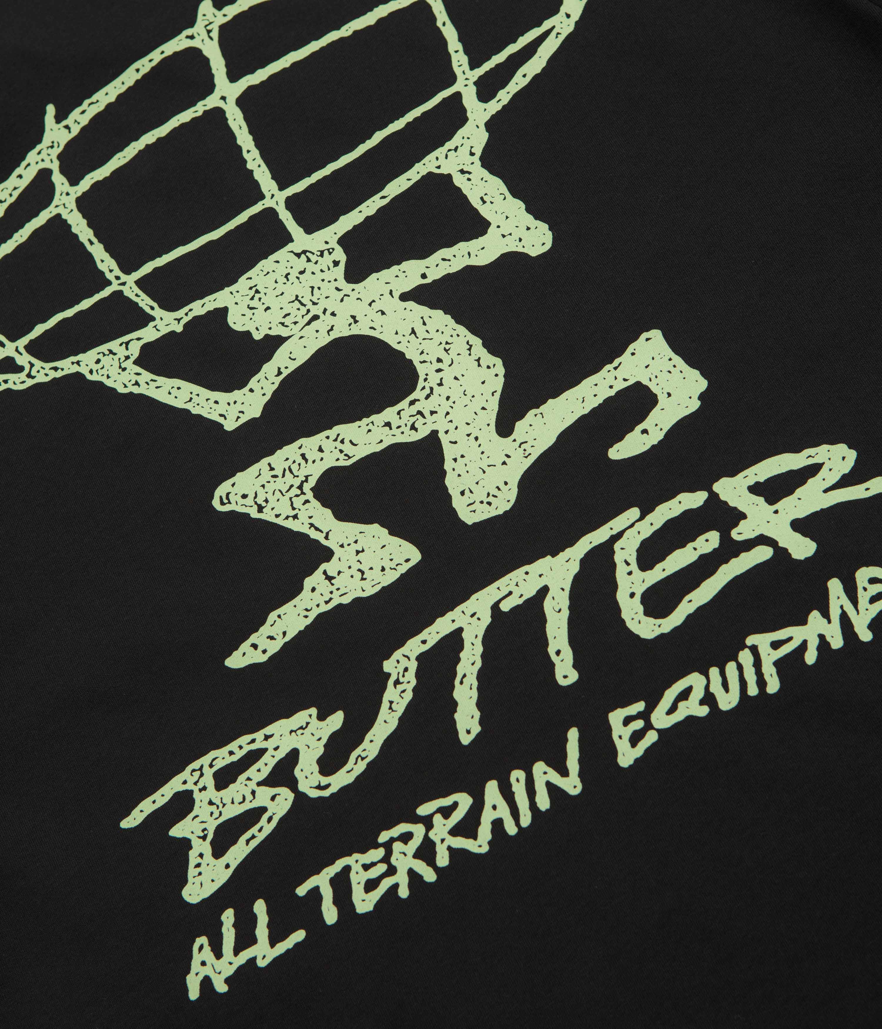 Butter Goods Terrain T-Shirt - Black / Green - Image 5