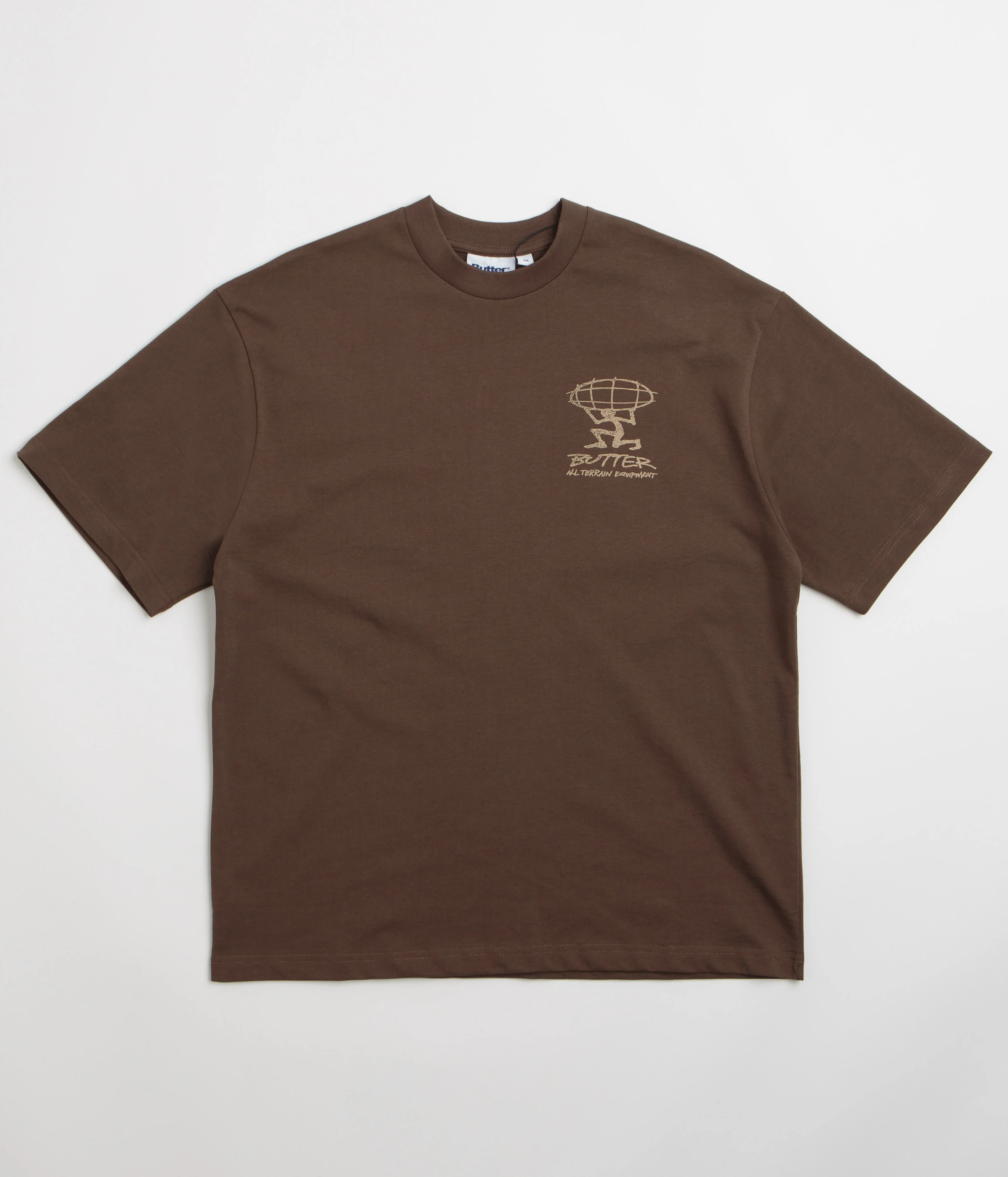 Butter Goods Terrain T-Shirt - Brown - Image 2