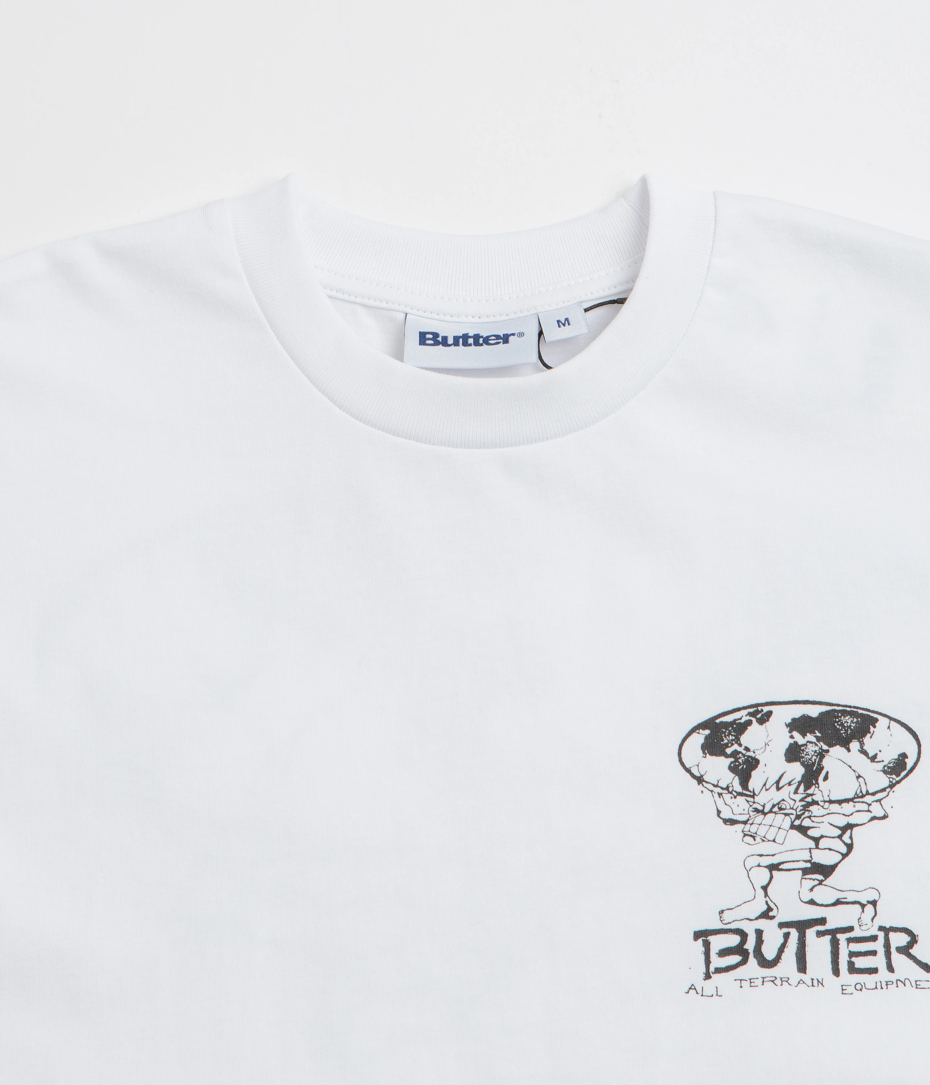Butter Goods Terrain T-Shirt - White / Black - Image 3