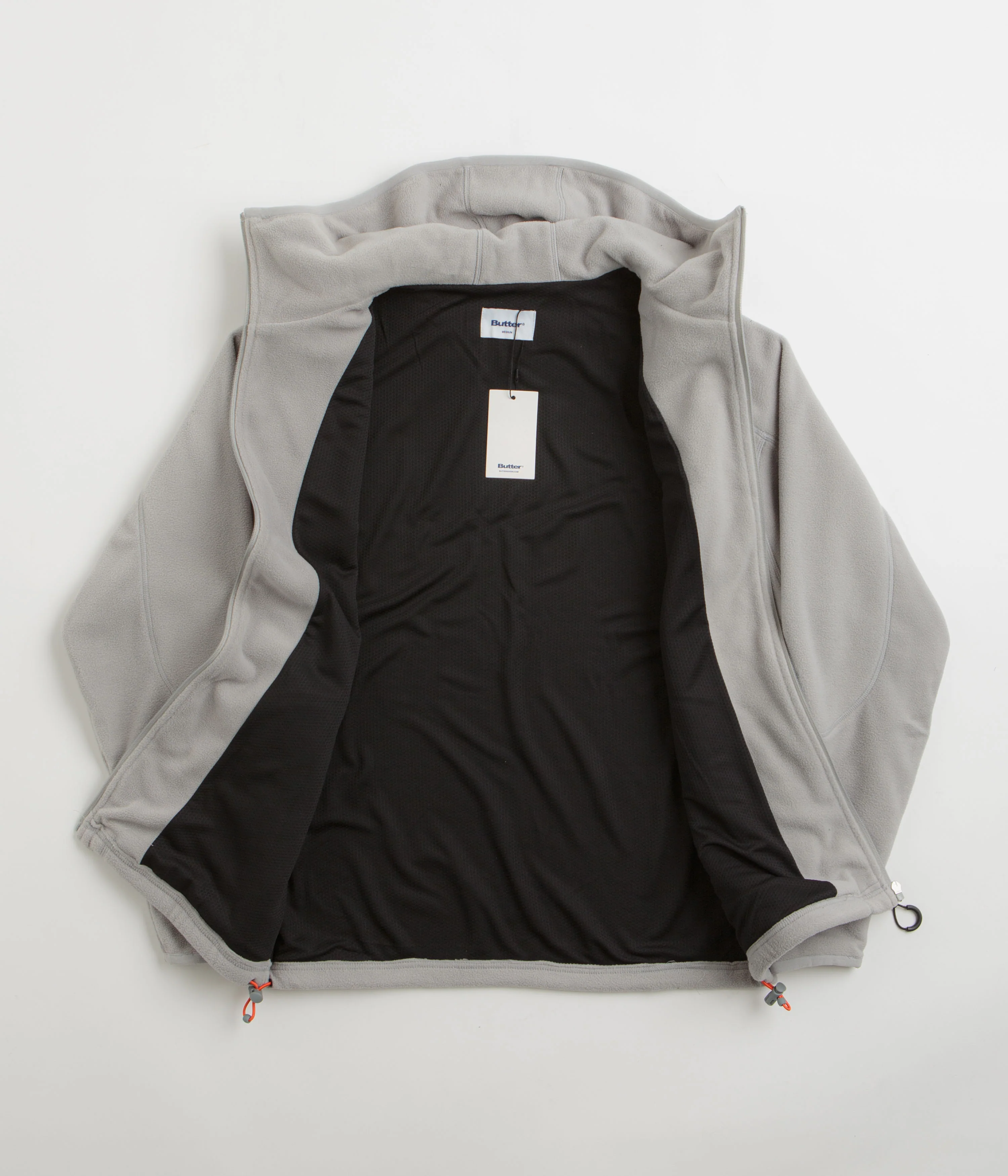 Butter Goods Trail Polar Fleece Jacket - Grey - Image 2