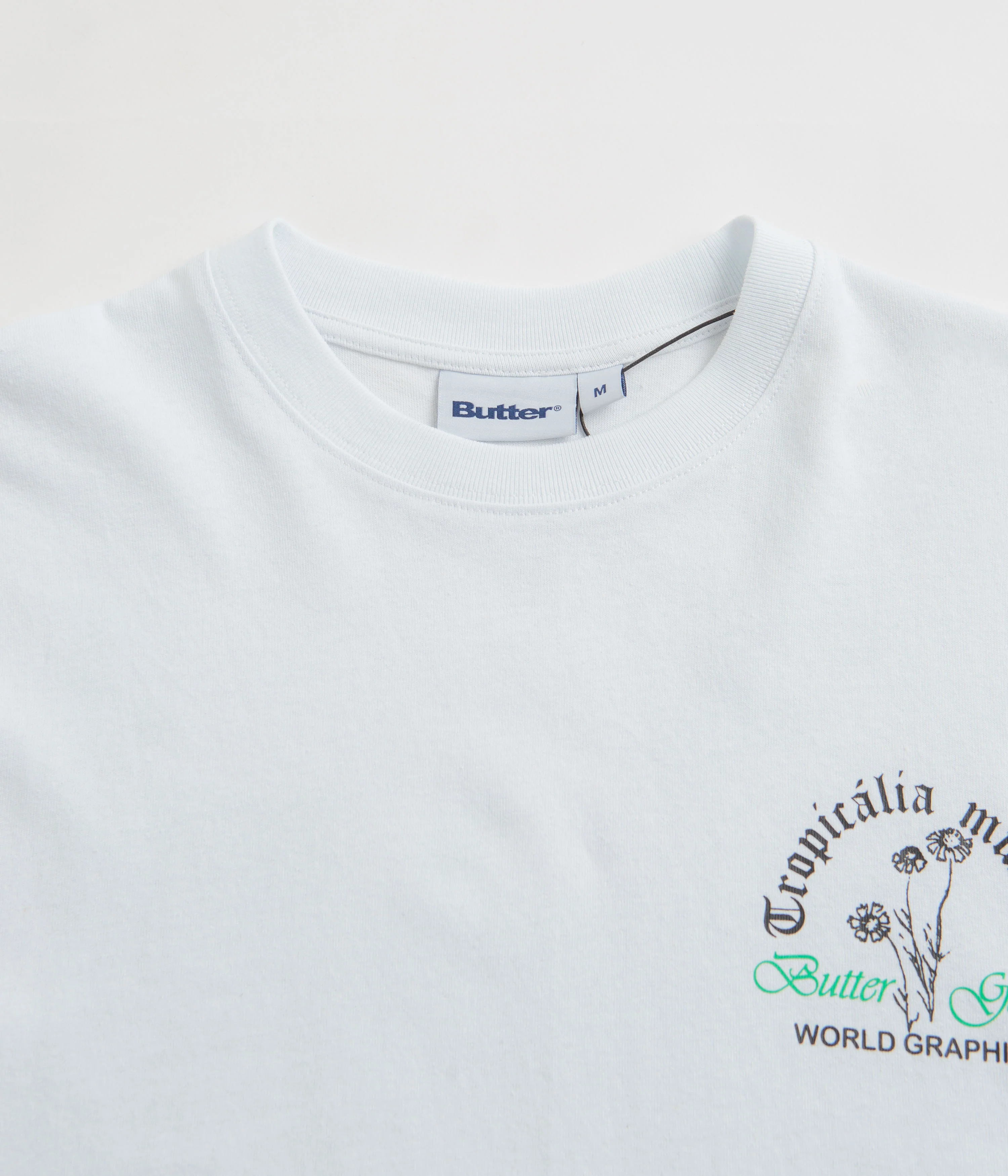 Butter Goods Tropicalia T-Shirt - White - Image 3