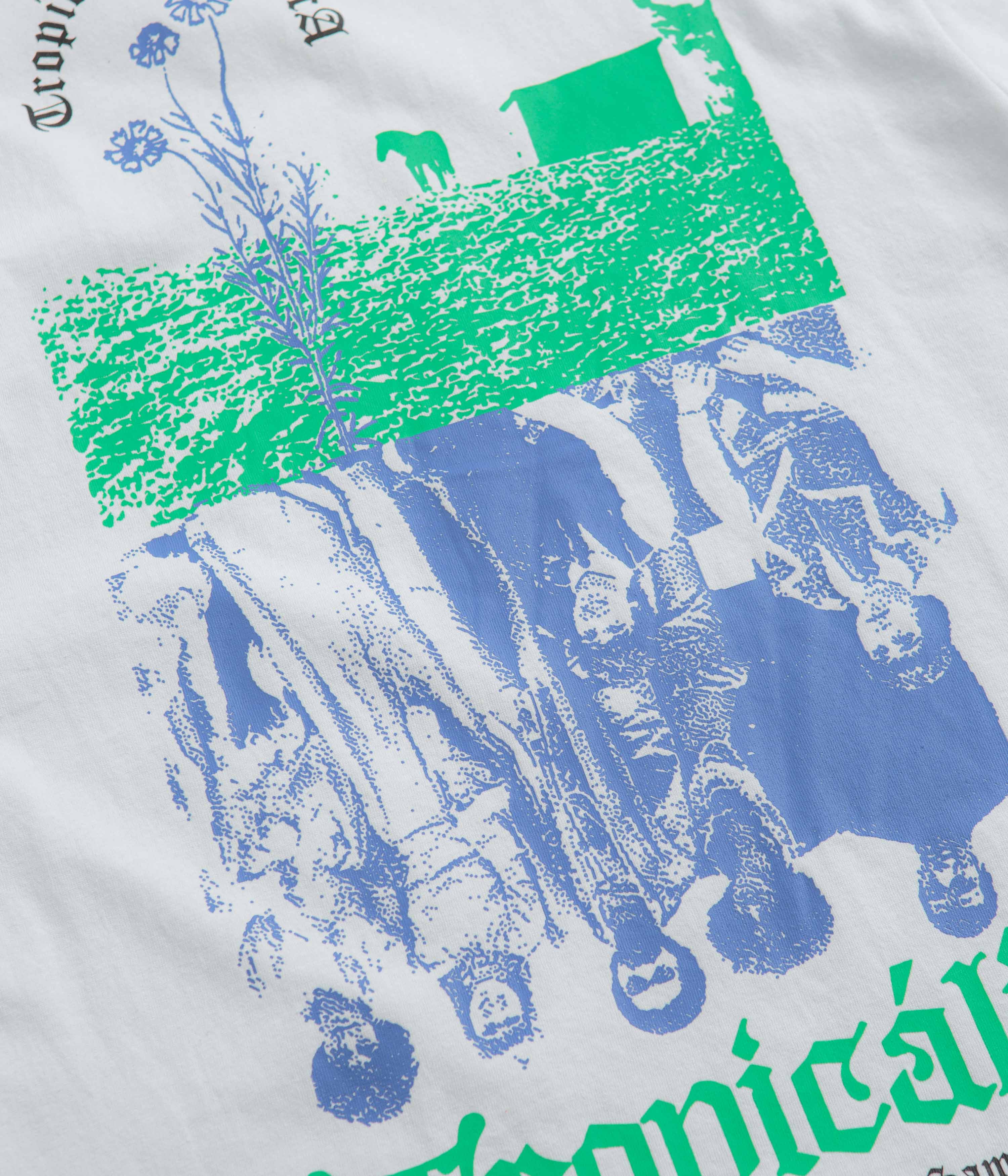 Butter Goods Tropicalia T-Shirt - White - Image 5
