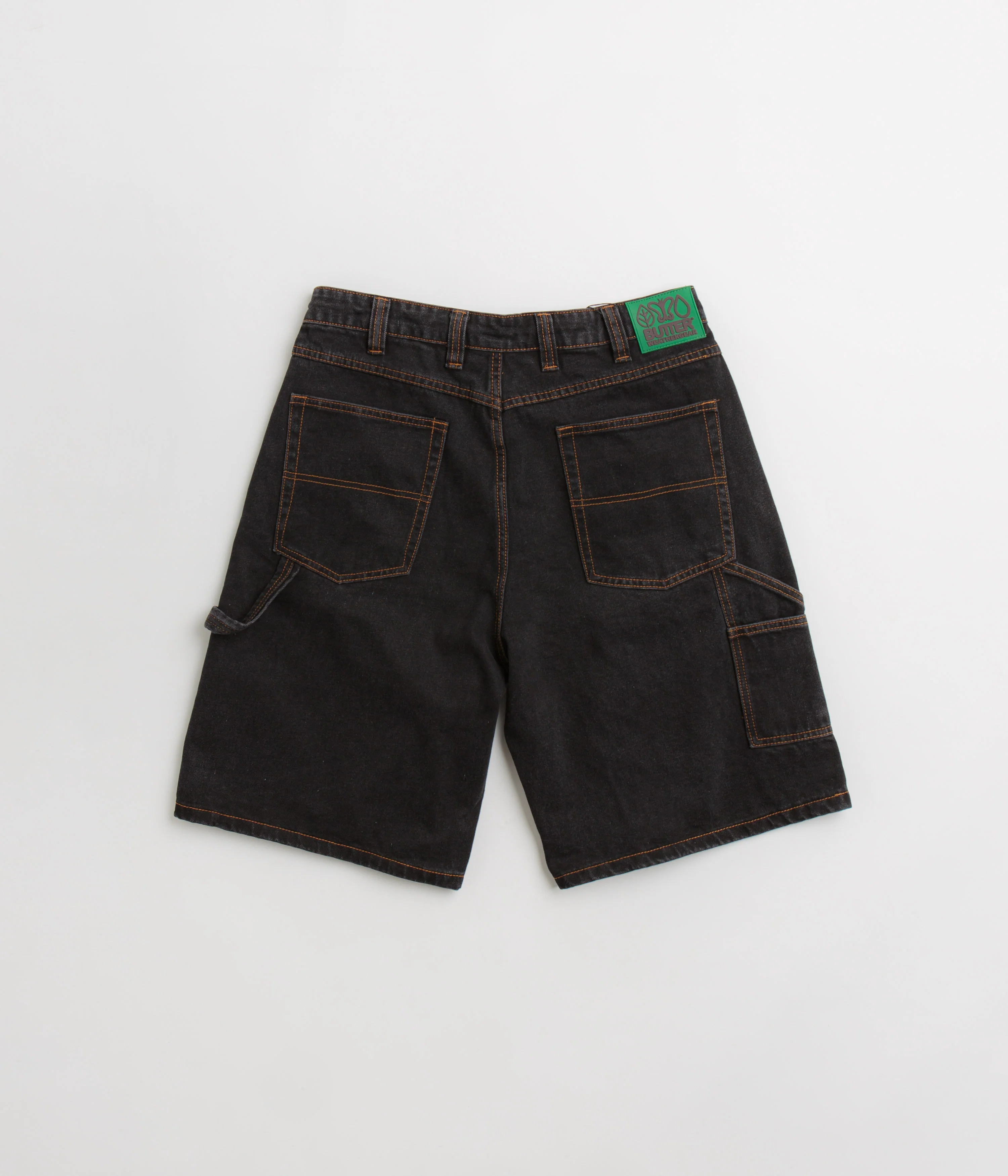 Butter Goods Weathergear Denim Shorts - Washed Black - Image 3