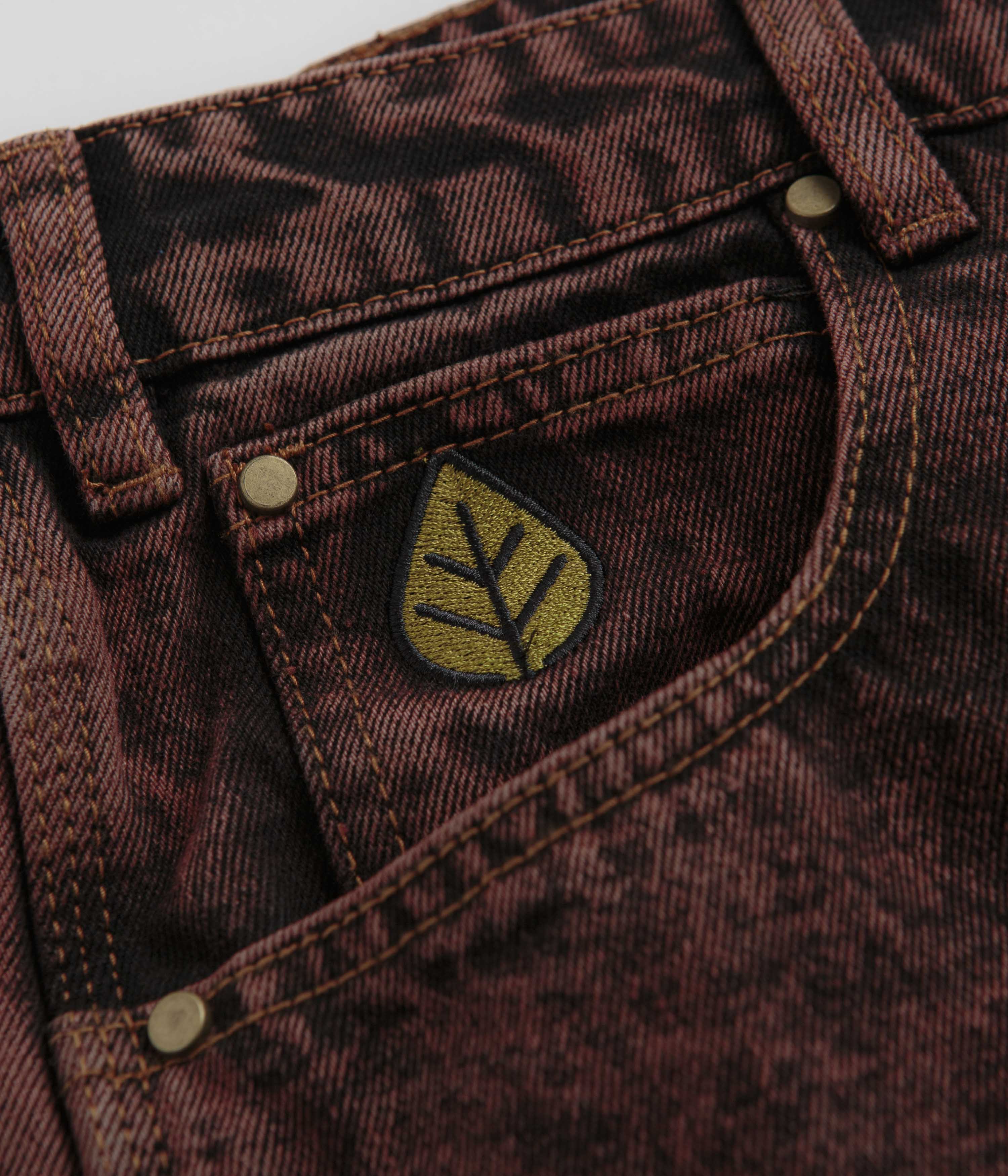 Butter Goods Weathergear Heavyweight Jeans - Plum Wash - Image 5
