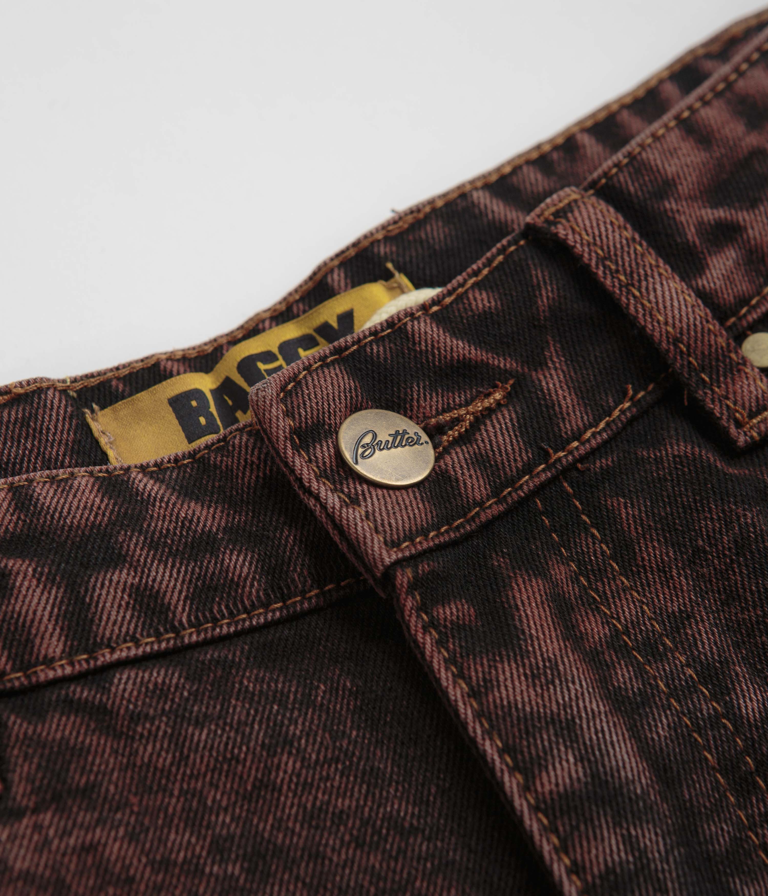 Butter Goods Weathergear Heavyweight Jeans - Plum Wash - Image 6