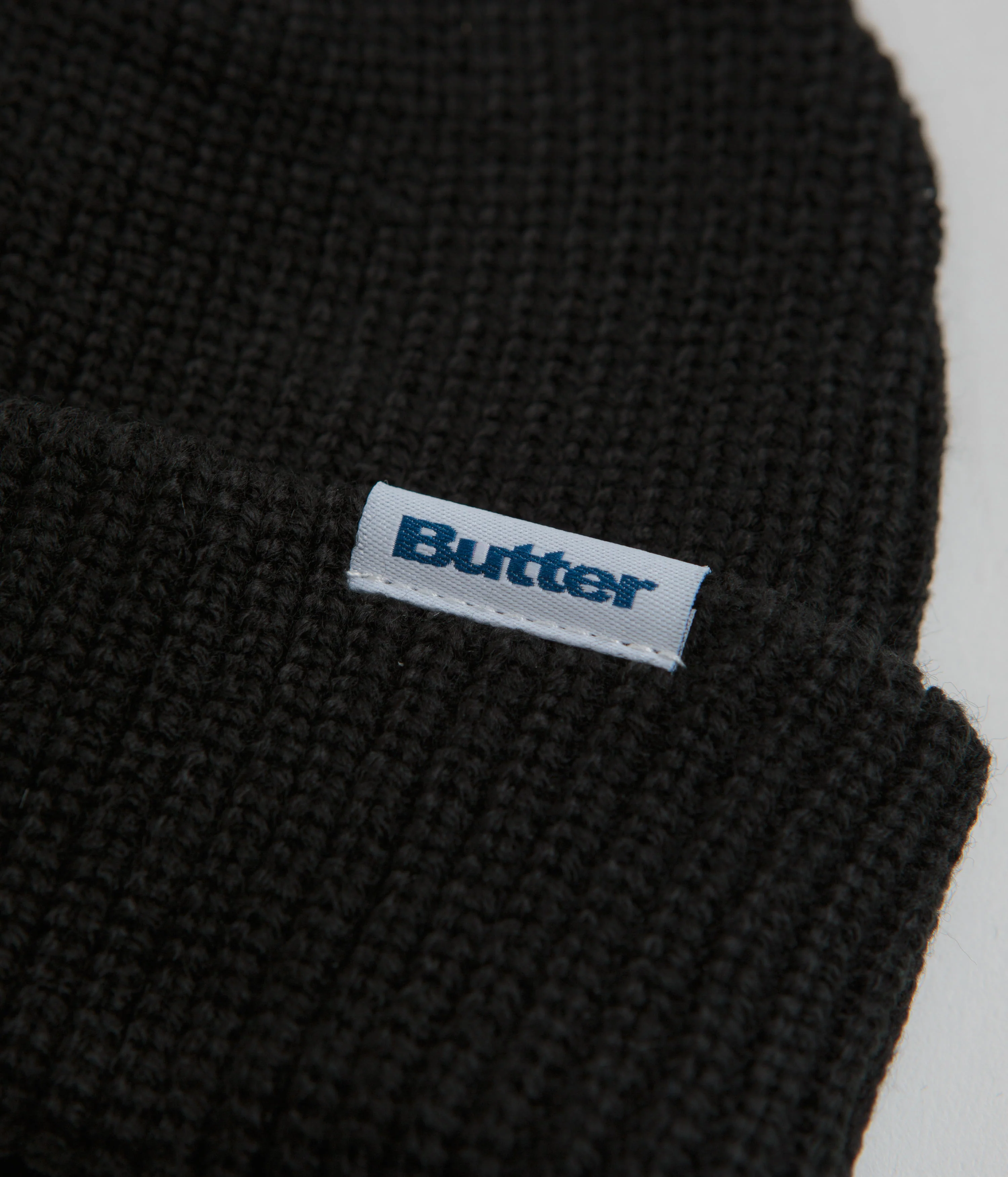 Butter Goods Wharfie Beanie - Black / Black - Image 2