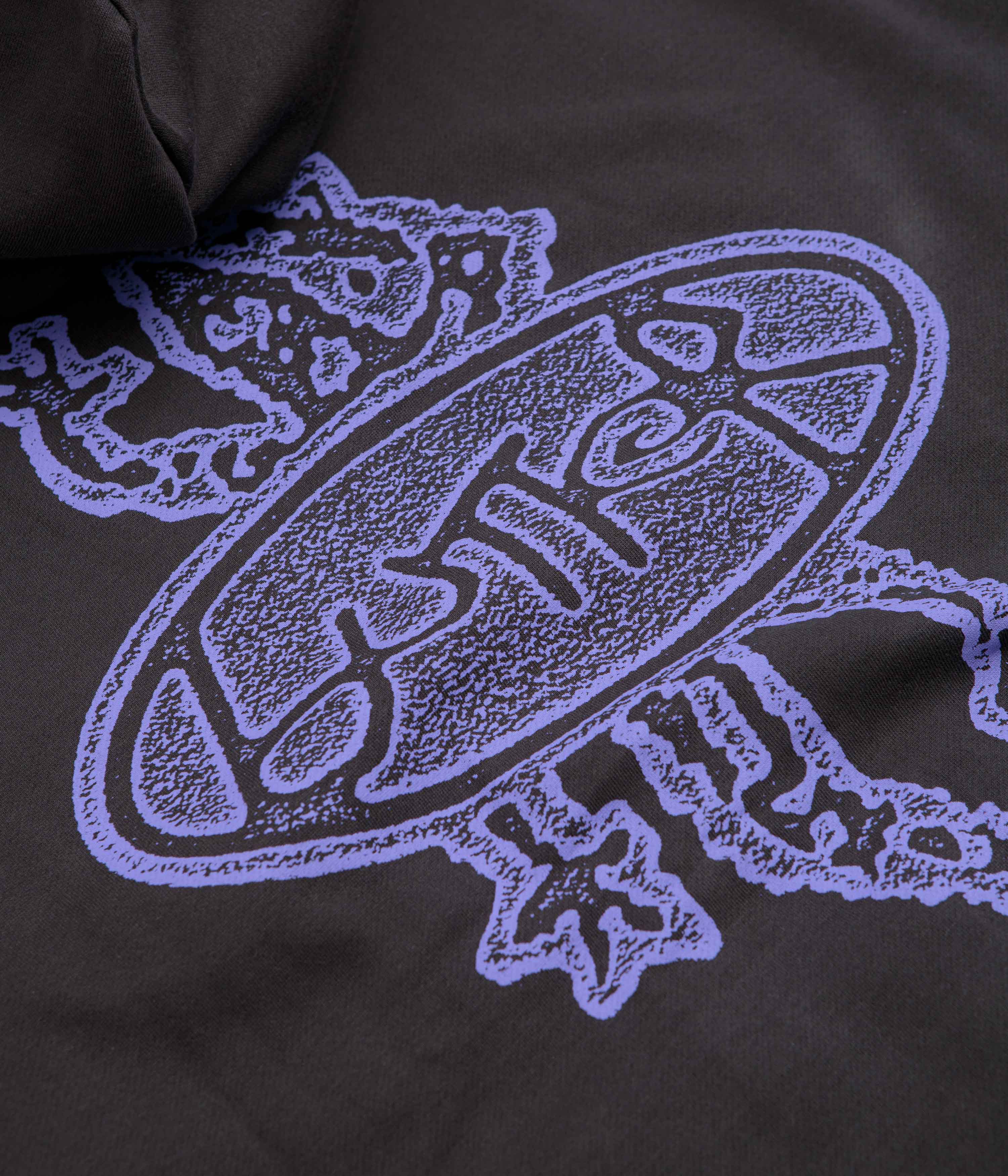 Butter Goods Wipeout Hoodie - Washed Black - Image 4