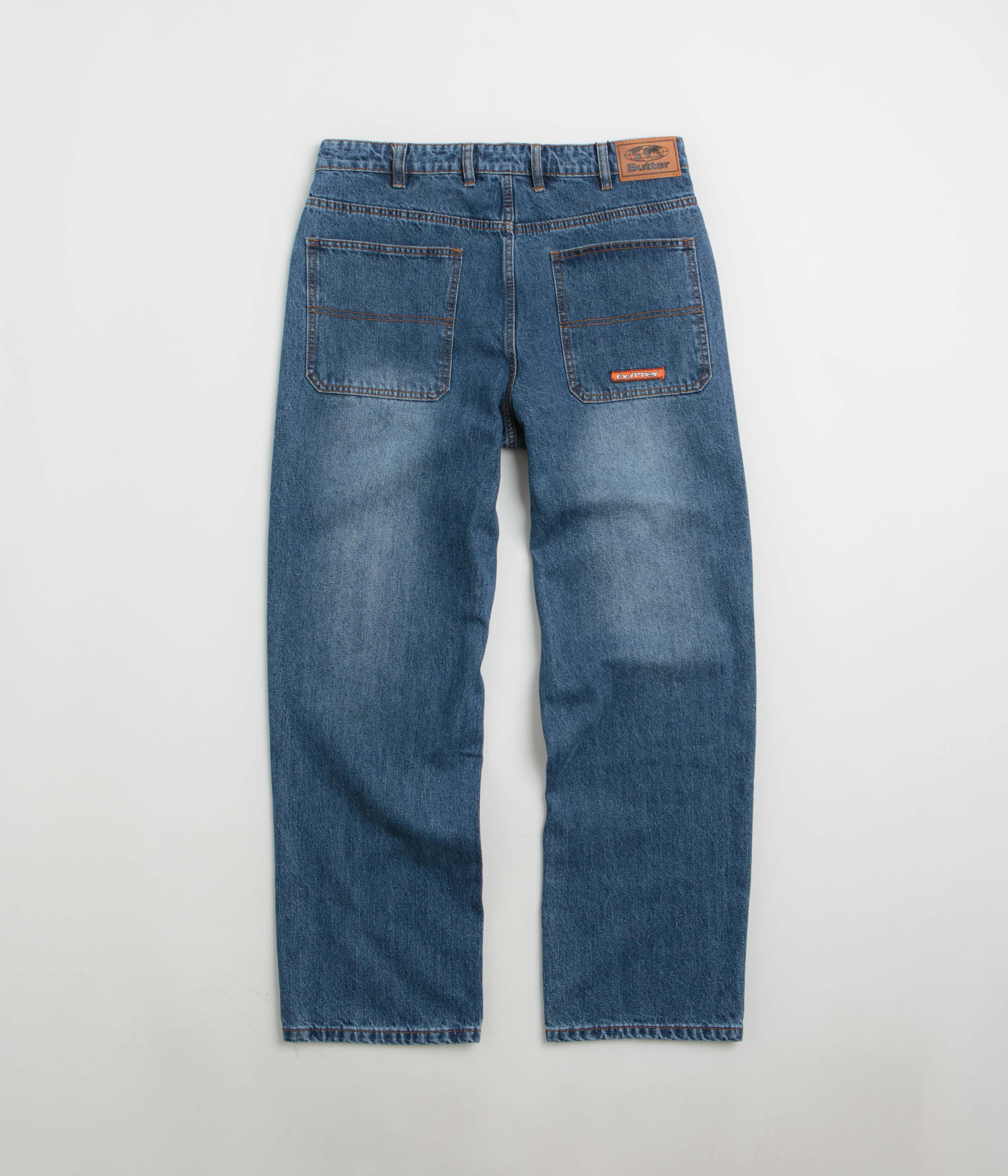 Butter Goods Witness Jeans - Mid Indigo Slub - Image 3