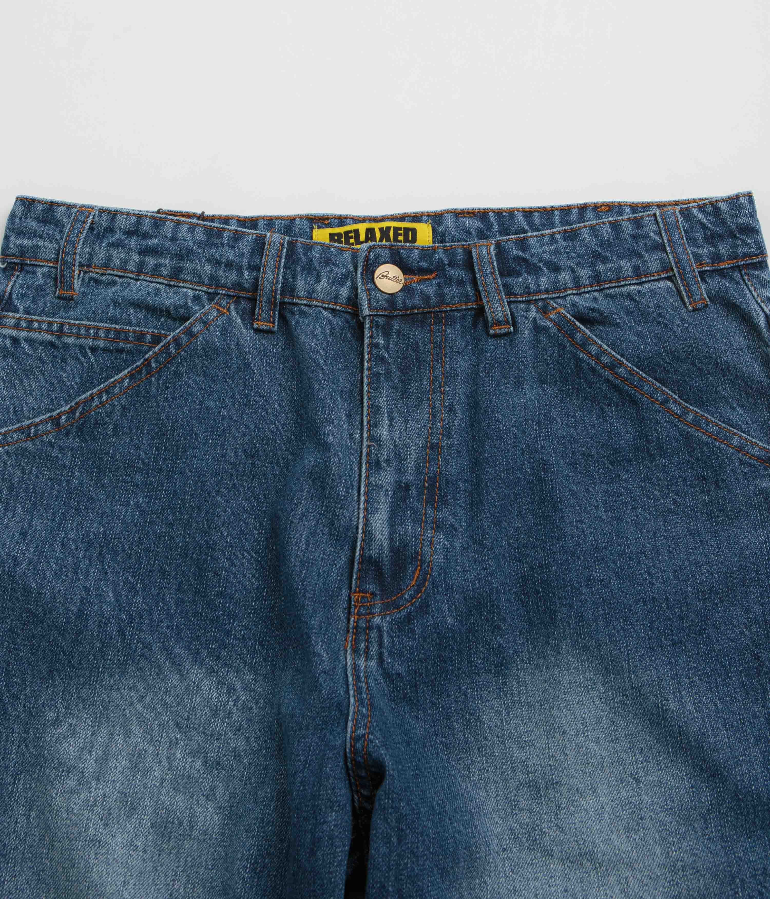 Butter Goods Witness Jeans - Mid Indigo Slub - Image 4