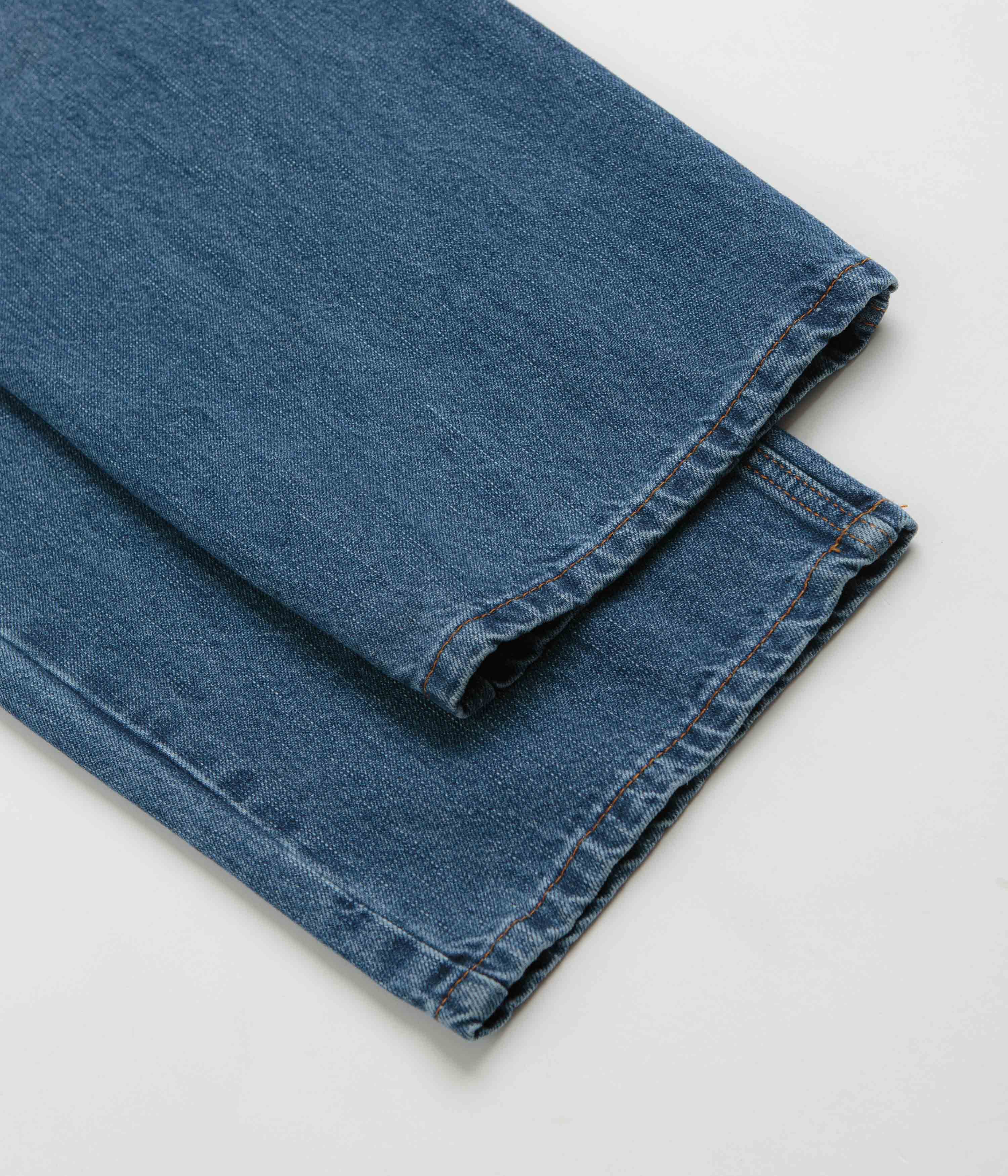 Butter Goods Witness Jeans - Mid Indigo Slub - Image 9