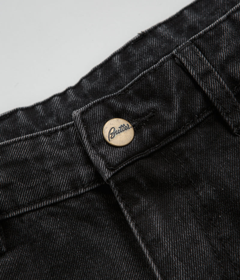Butter Goods Work Pants - Distressed Black - Image 7
