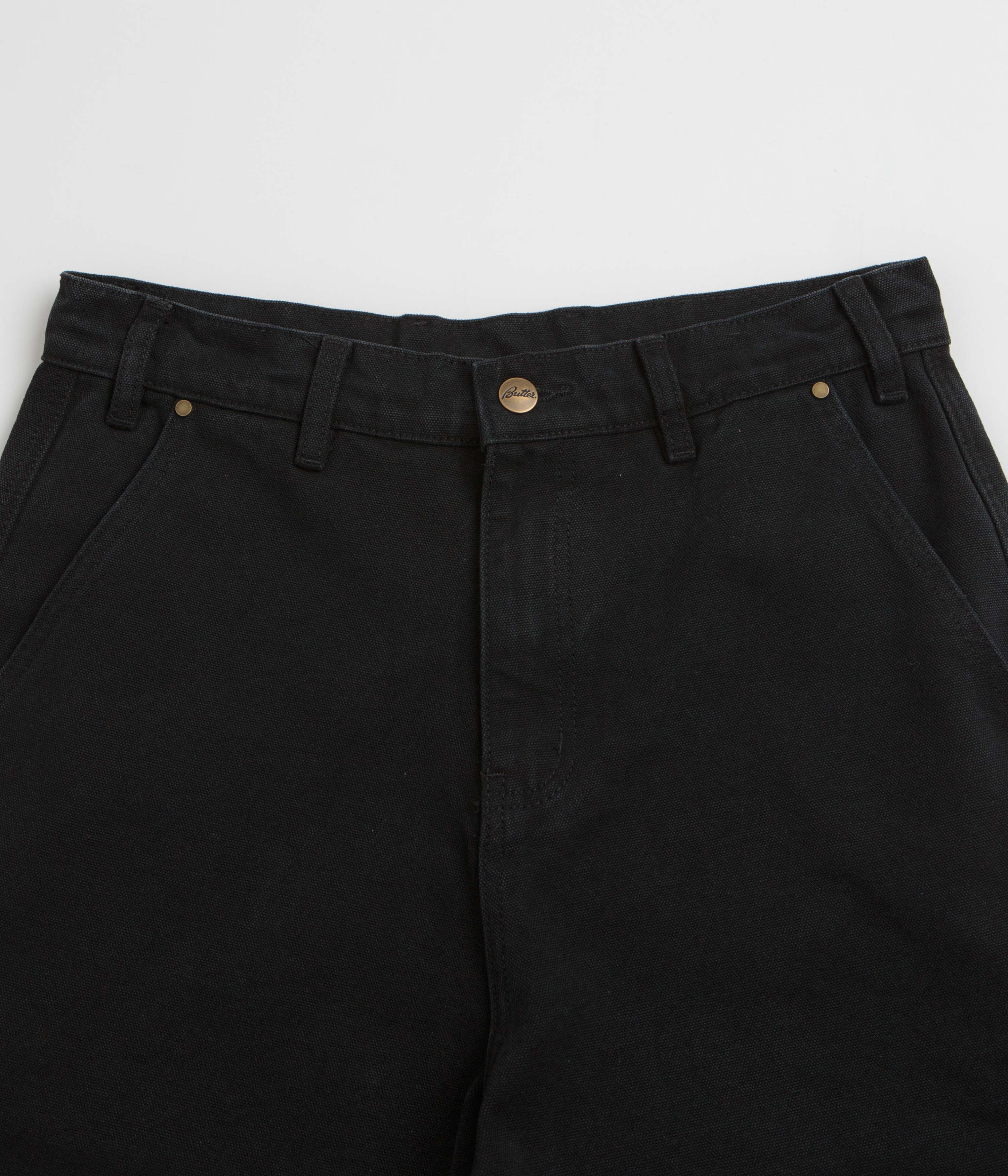 Butter Goods Work Shorts - Washed Black - Image 4