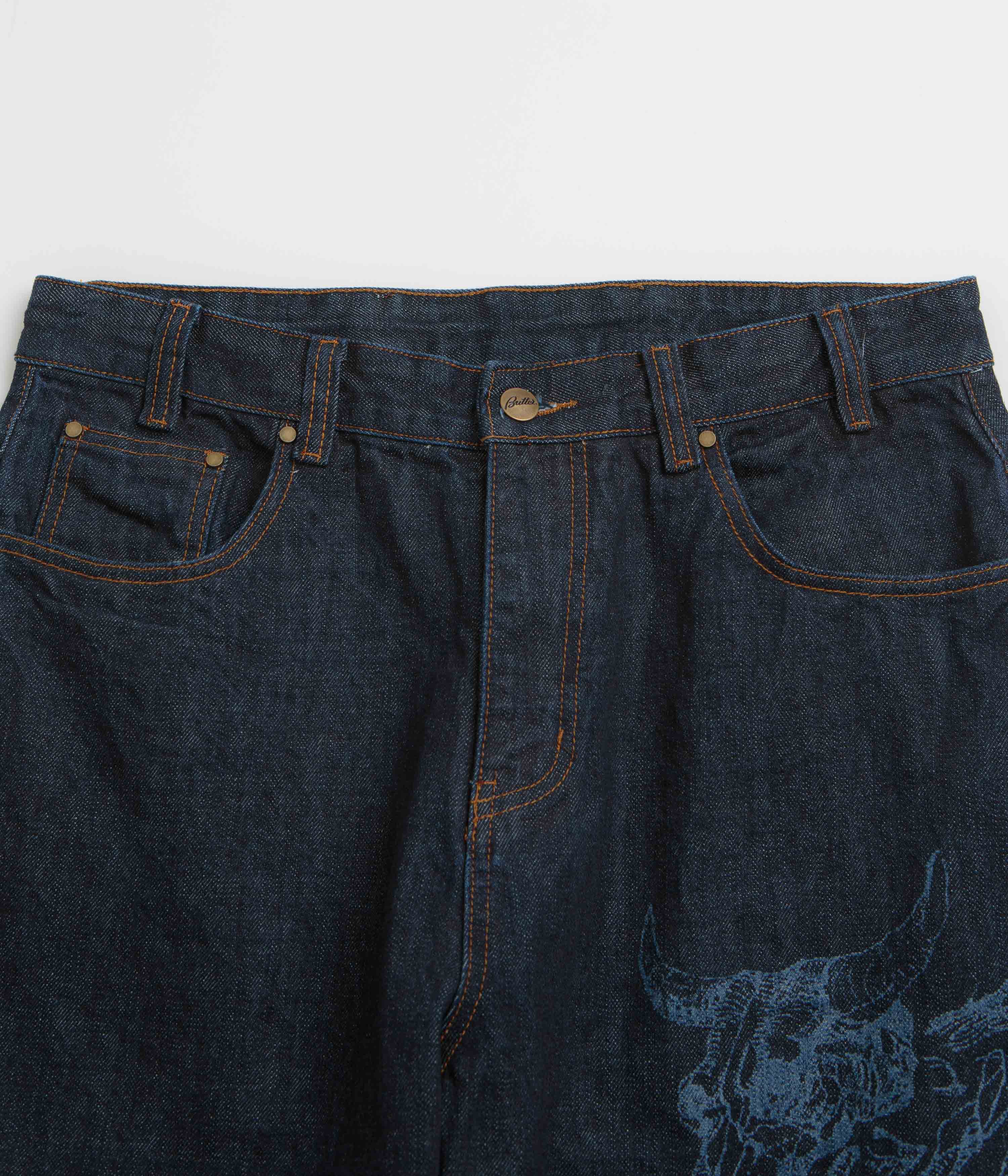 Butter Goods x Daniel Johnston Bull Selvedge Jeans - Raw Indigo - Image 6