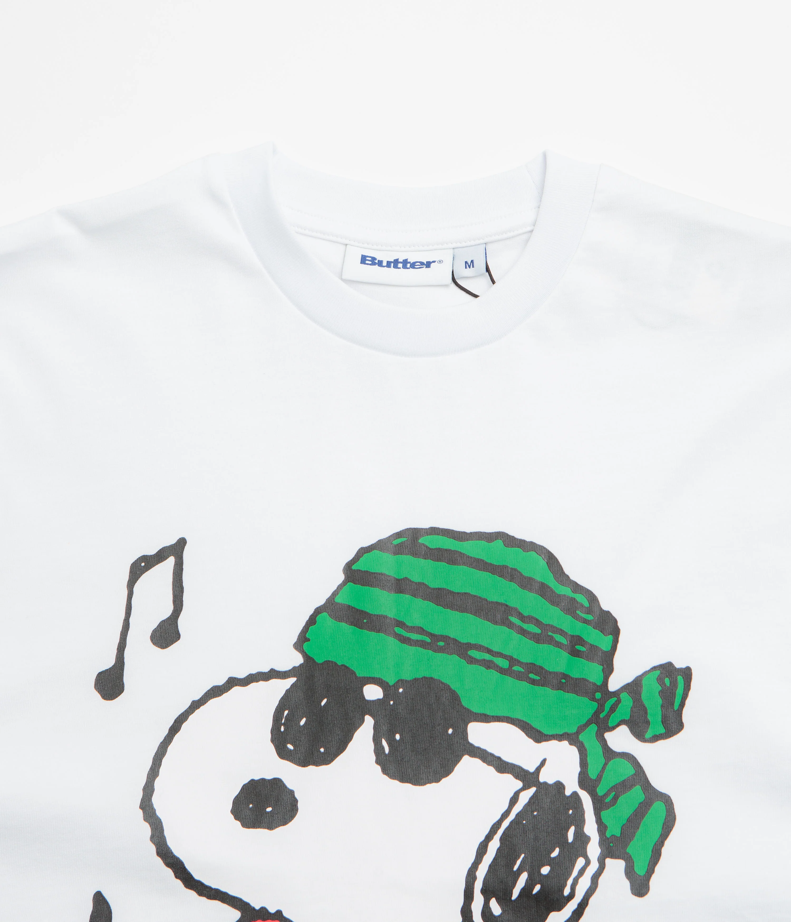 Butter Goods x Peanuts Music T-Shirt - White - Image 3