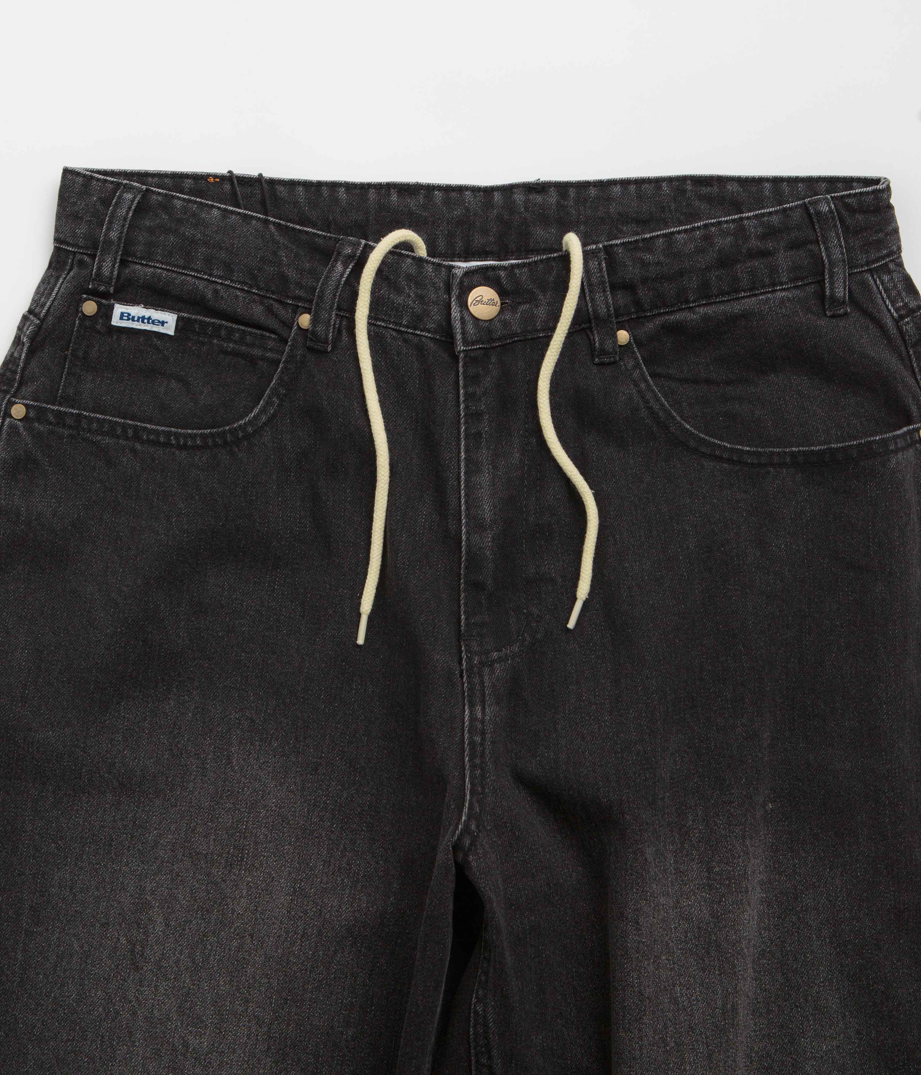 Butter Goods x Peanuts Spike Denim Jeans - Faded Black - Image 5