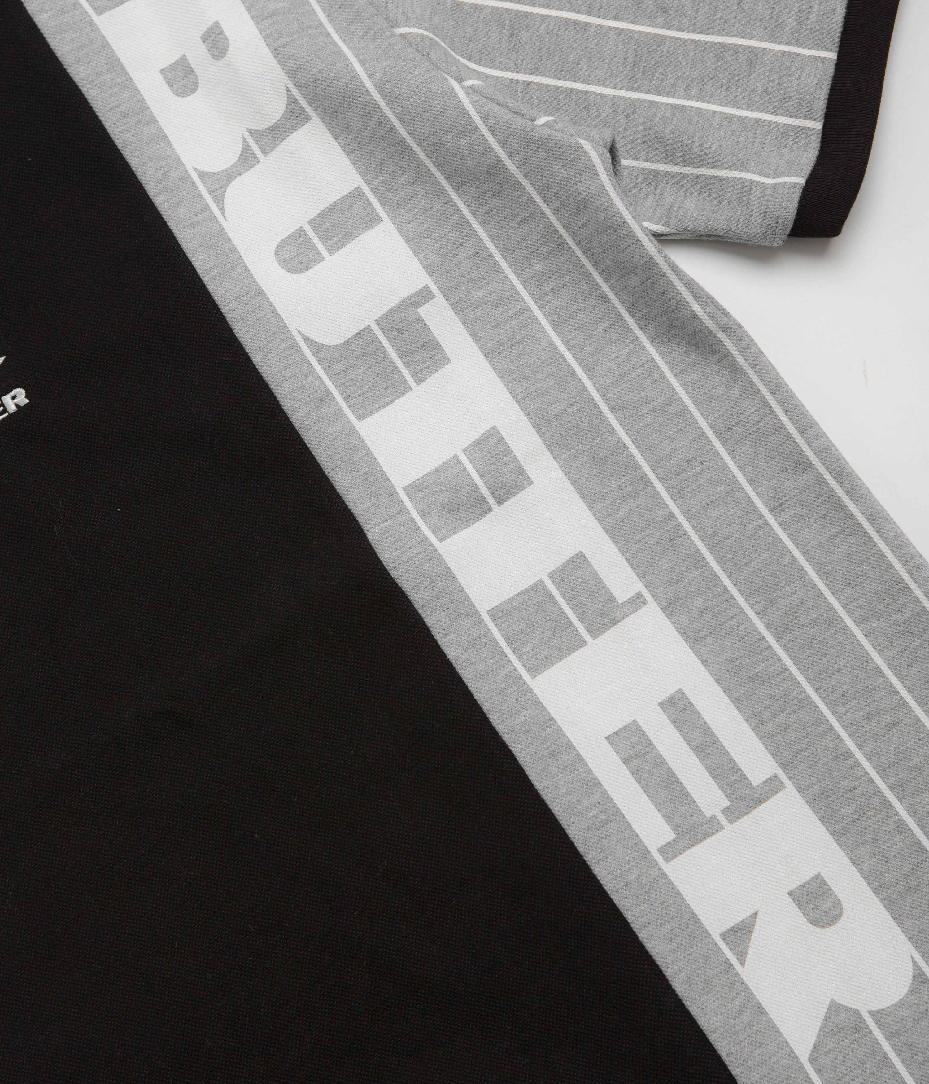 Butter Goods x Umbro Athletica Polo Shirt - Black - Image 5