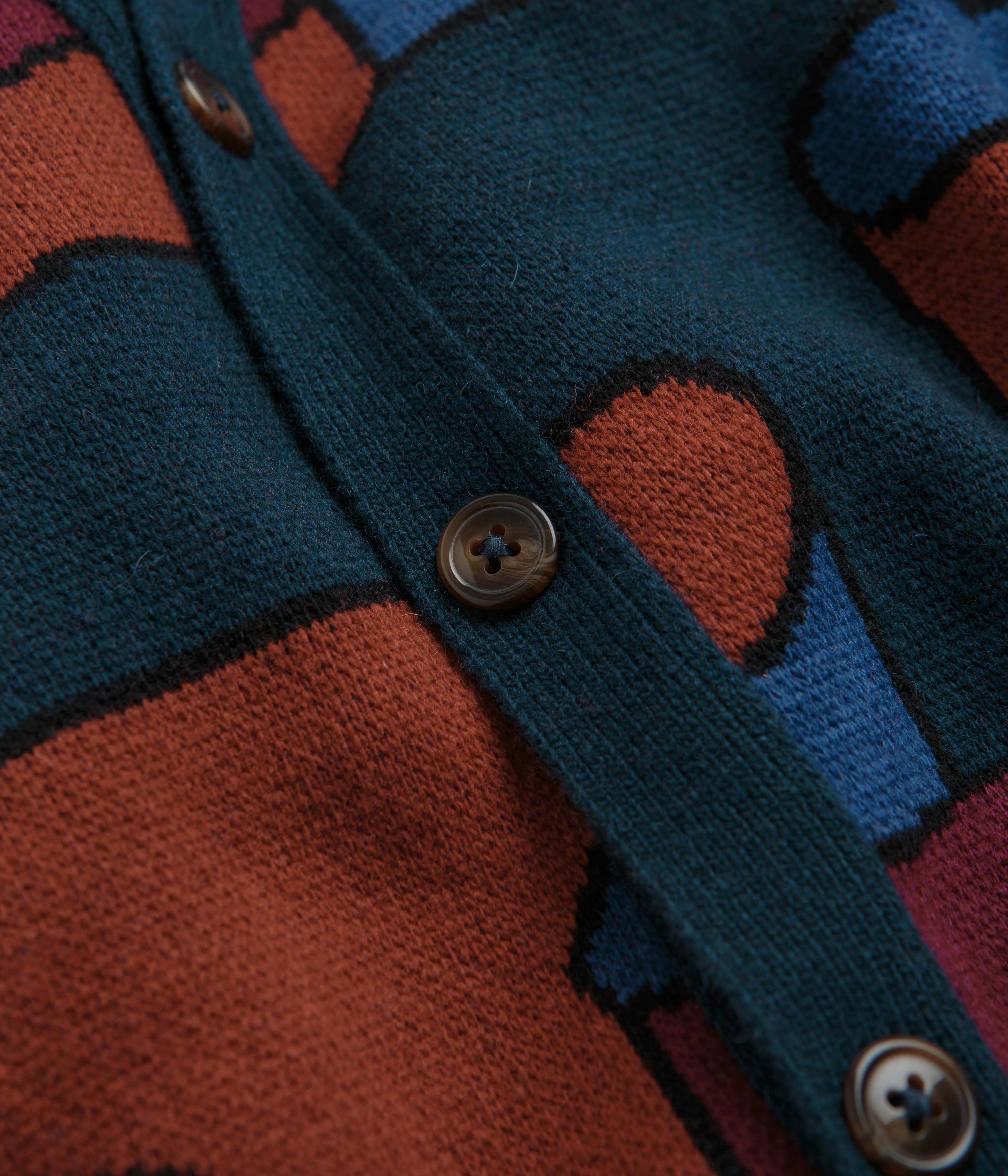by Parra Canyons All Over Knitted Cardigan - Multi - Image 3