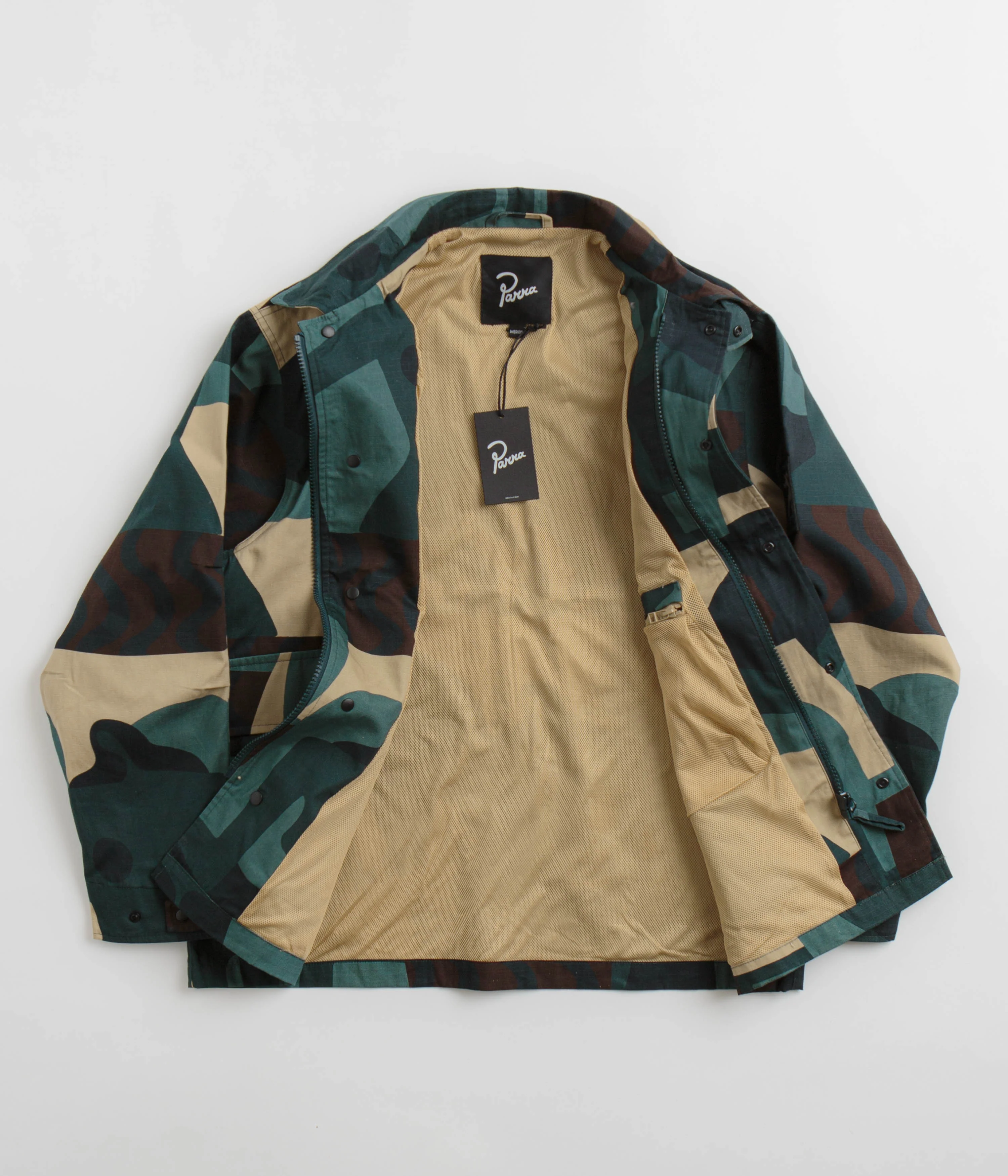 by Parra Distorted Camo Jacket - Green - Image 2
