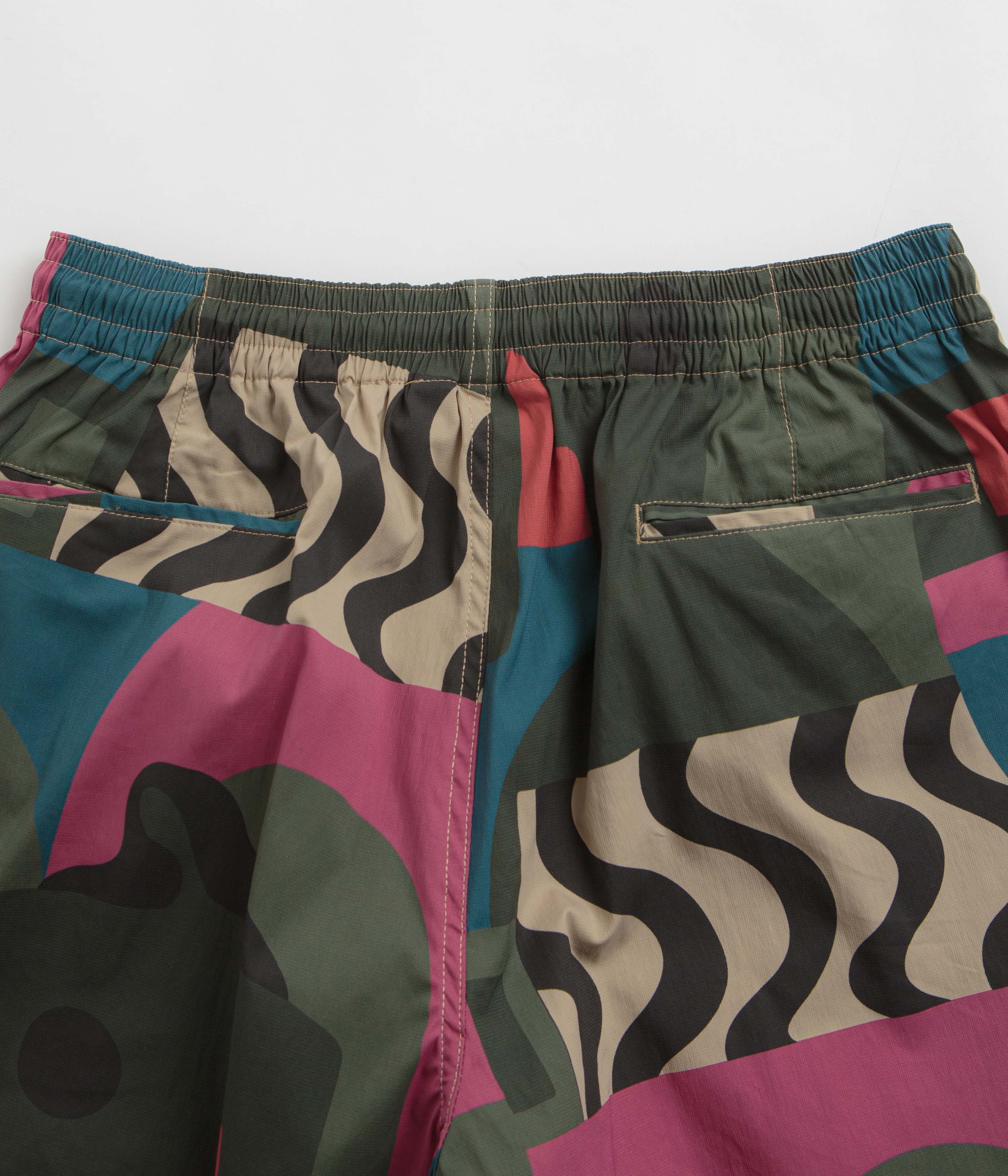 by Parra Distorted Camo Shorts - Pink - Image 7