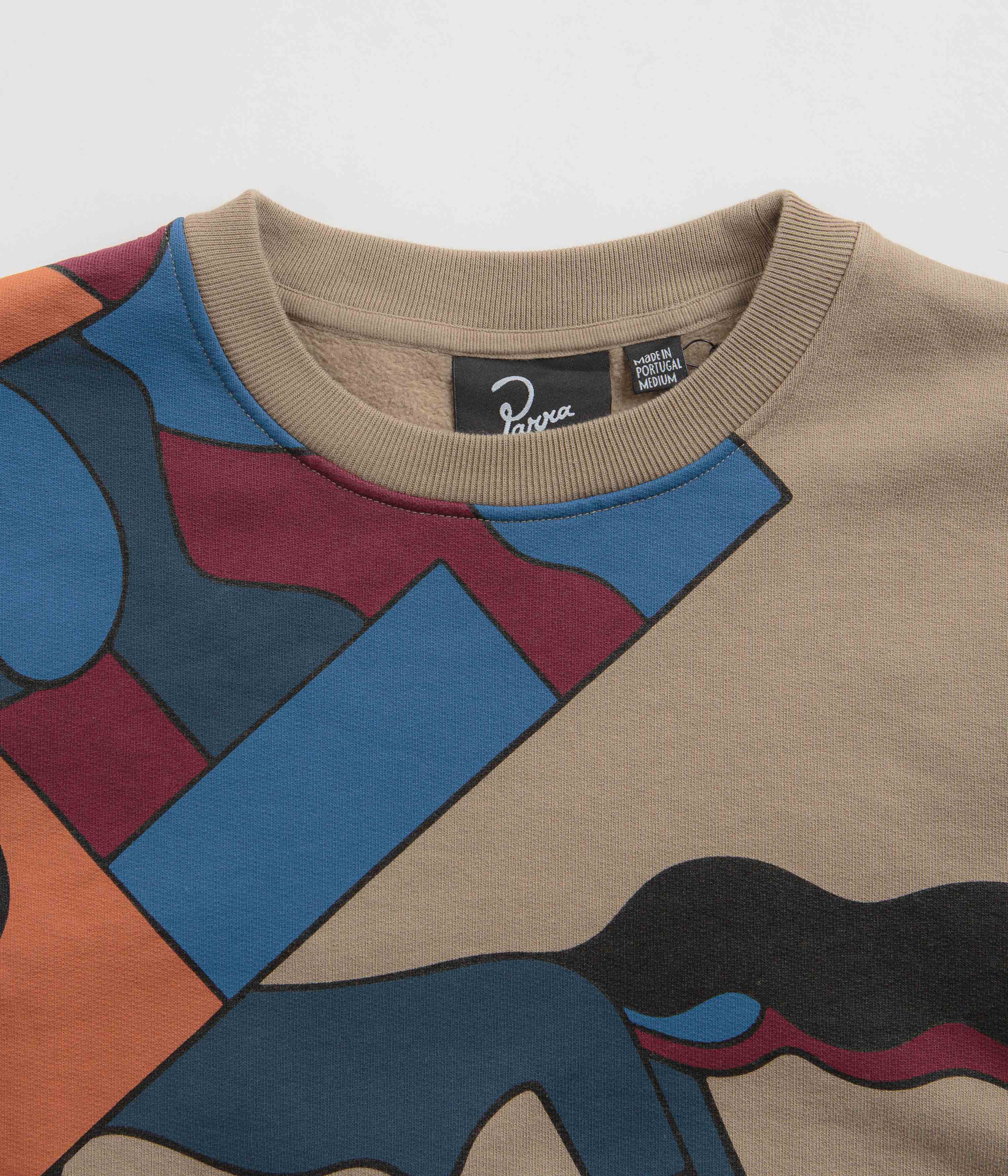by Parra Etappe 17 Crewneck Sweatshirt - Mushroom - Image 4