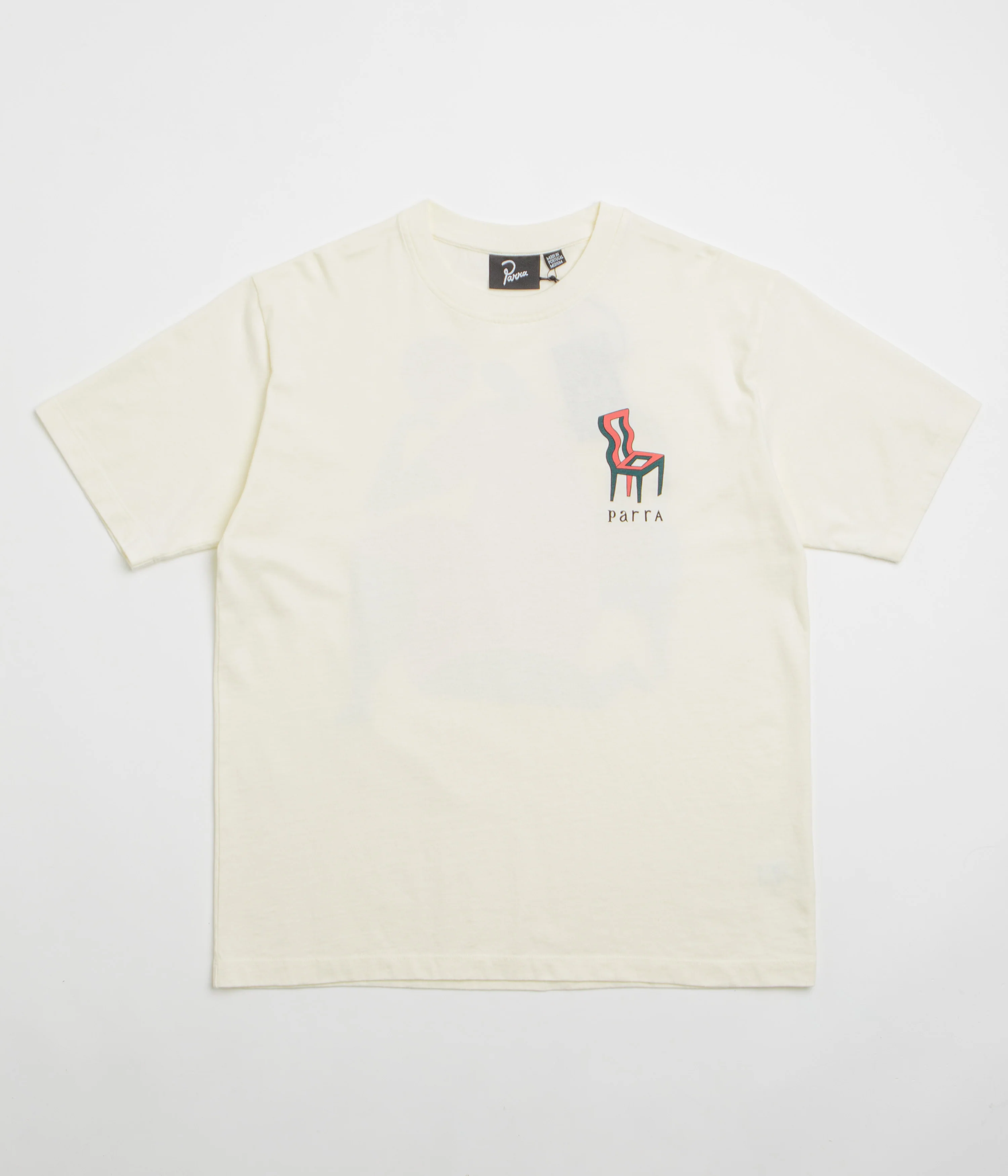 by Parra Face Ball T-Shirt - Off White - Image 2
