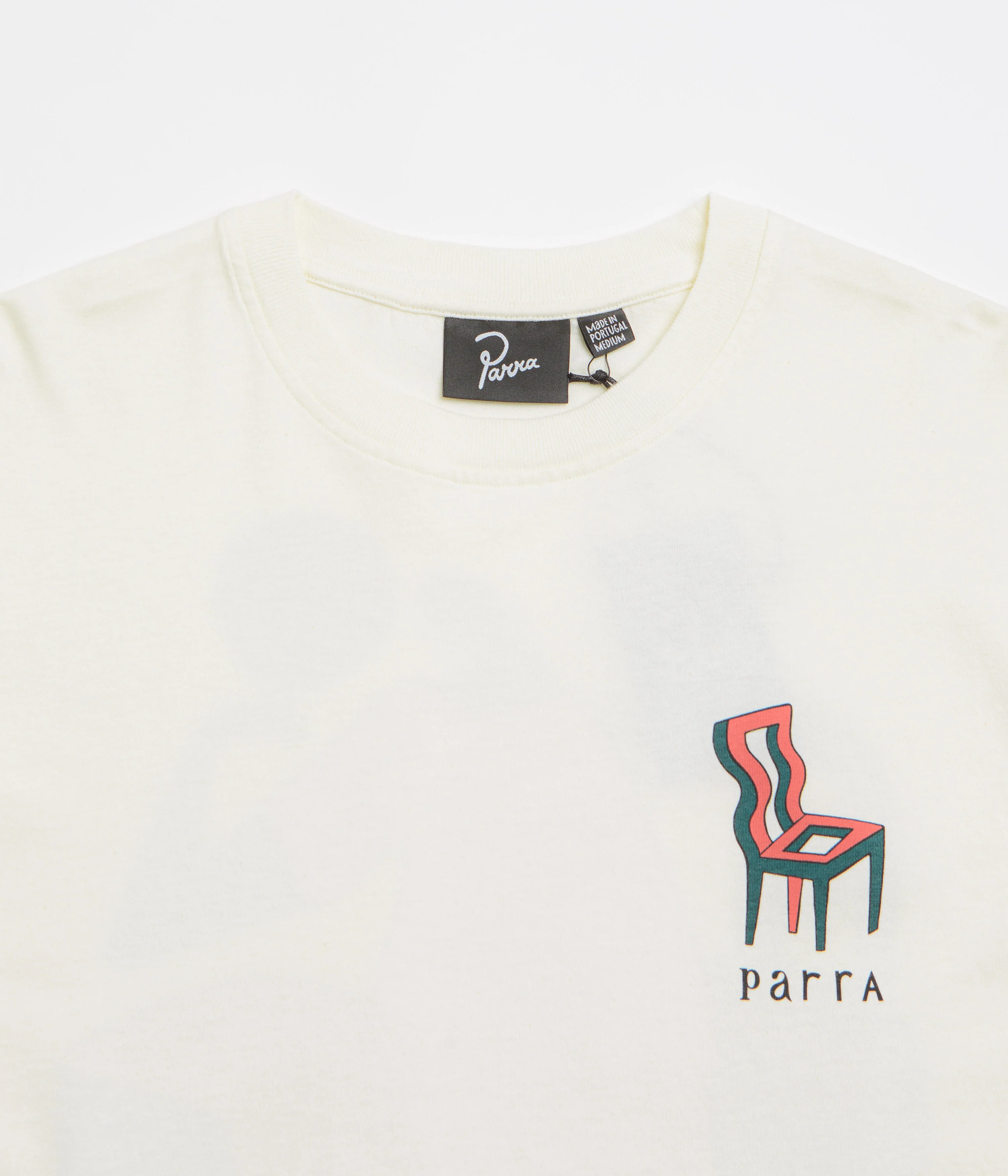 by Parra Face Ball T-Shirt - Off White - Image 4