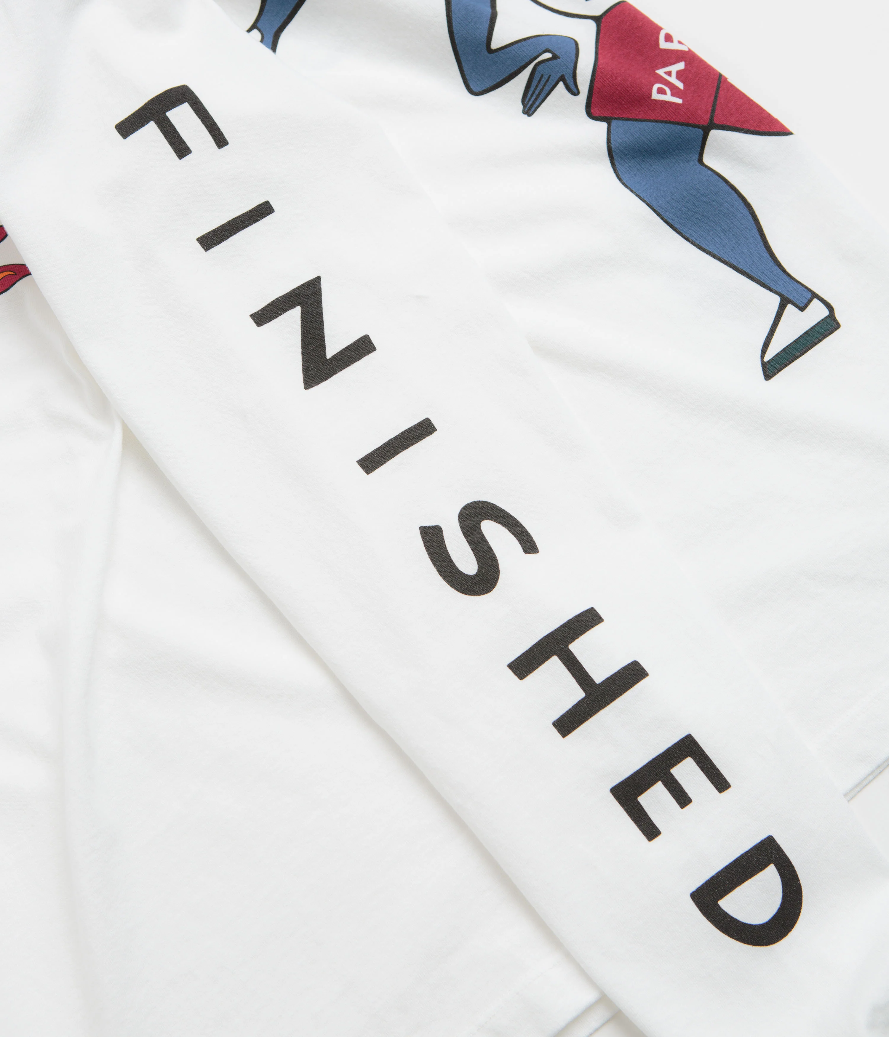 by Parra Not Finished Long Sleeve T-Shirt - White - Image 7